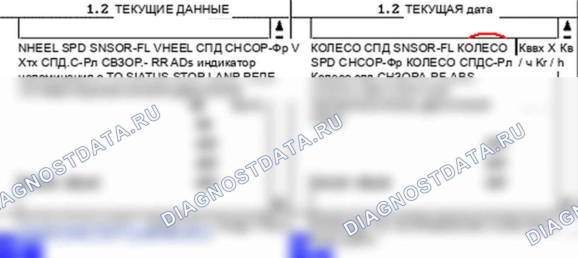 C1201: Датчик частоты вращения колеса (FL) - скачок скорости или поврежденный возбудитель. Hyundai Accent LC