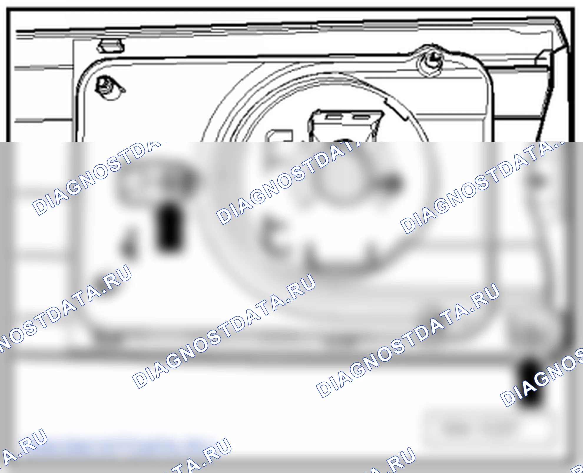 Задние габаритные огни. SEAT Alhambra I