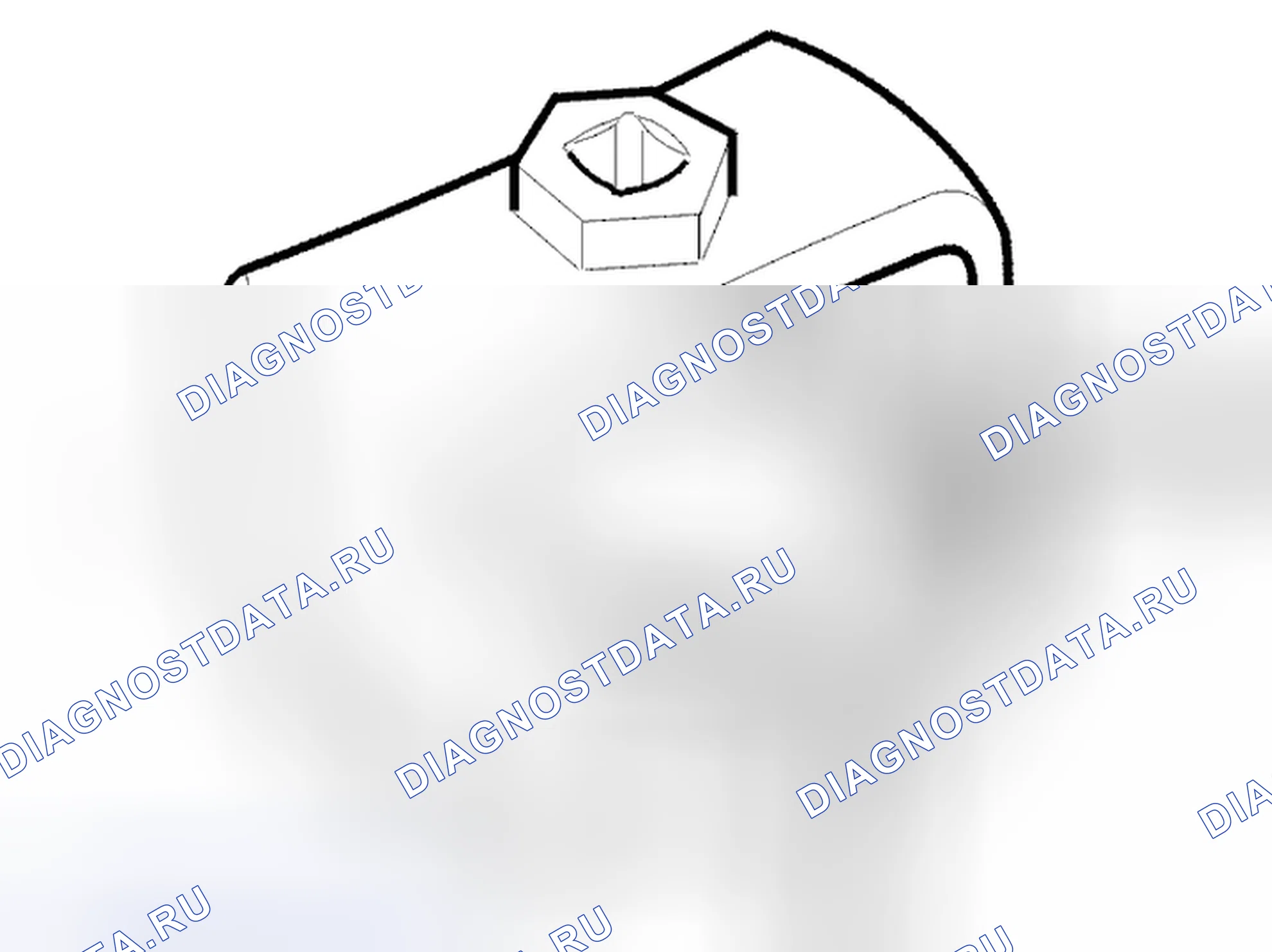Рис. 364: Слив топливного бака. Volvo V70 II