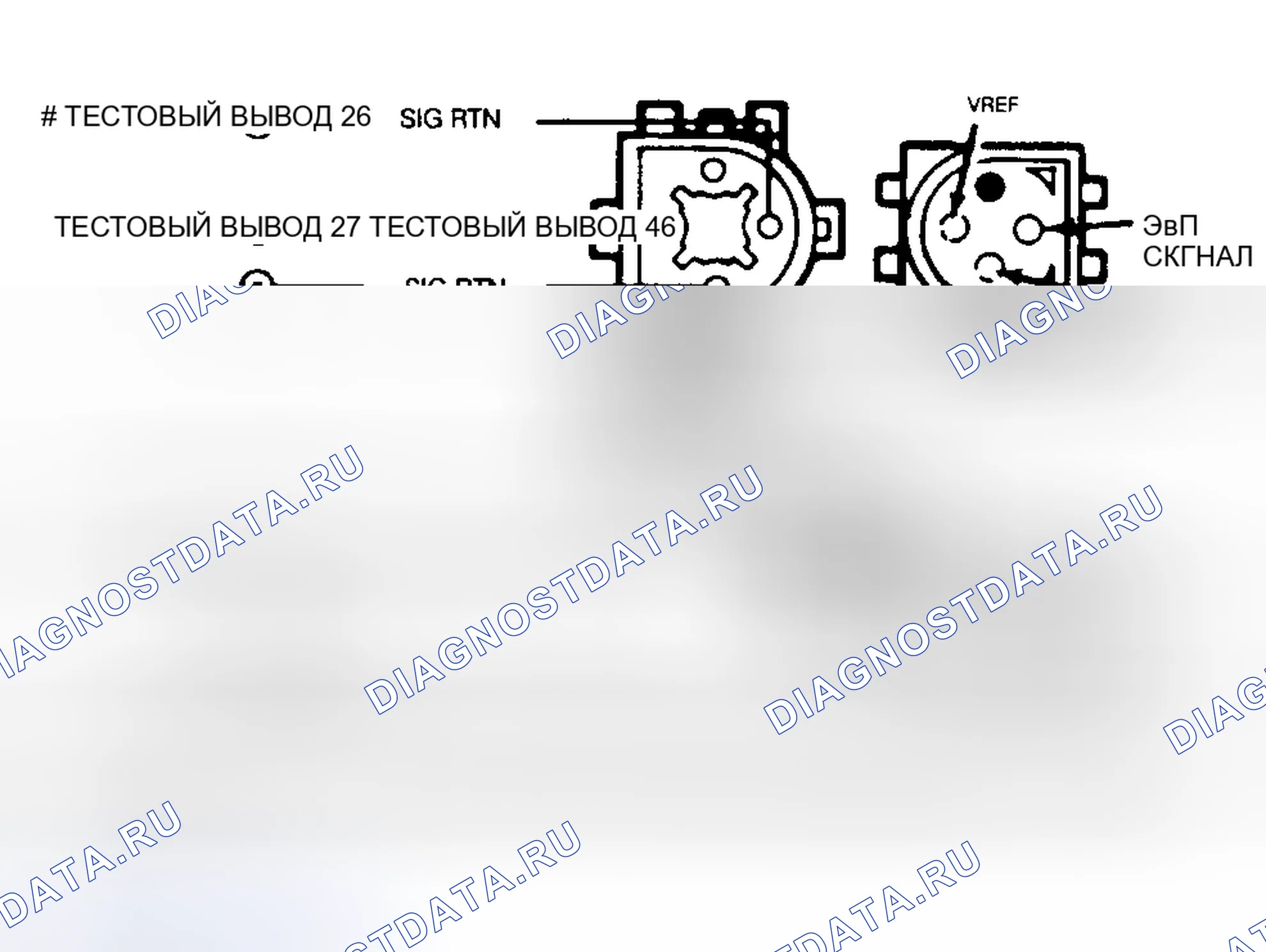 Рис. 36: Датчик положения клапана рециркуляция отработавших газов (EVP) и электромагнитный регулятор клапана рециркуляция отработавших газов (EVR). Hyundai Matrix I рестайлинг 2