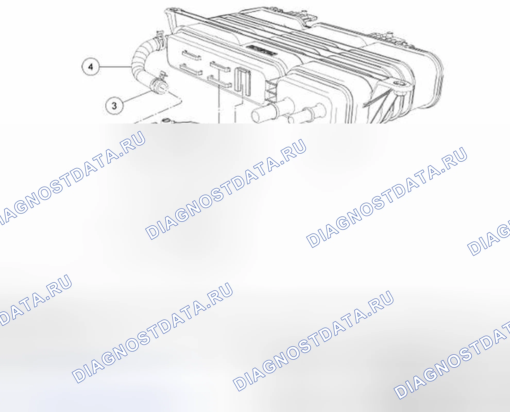 Рис. 5: Соленоид вентиляции испарительного фильтра. Lincoln Zephyr US