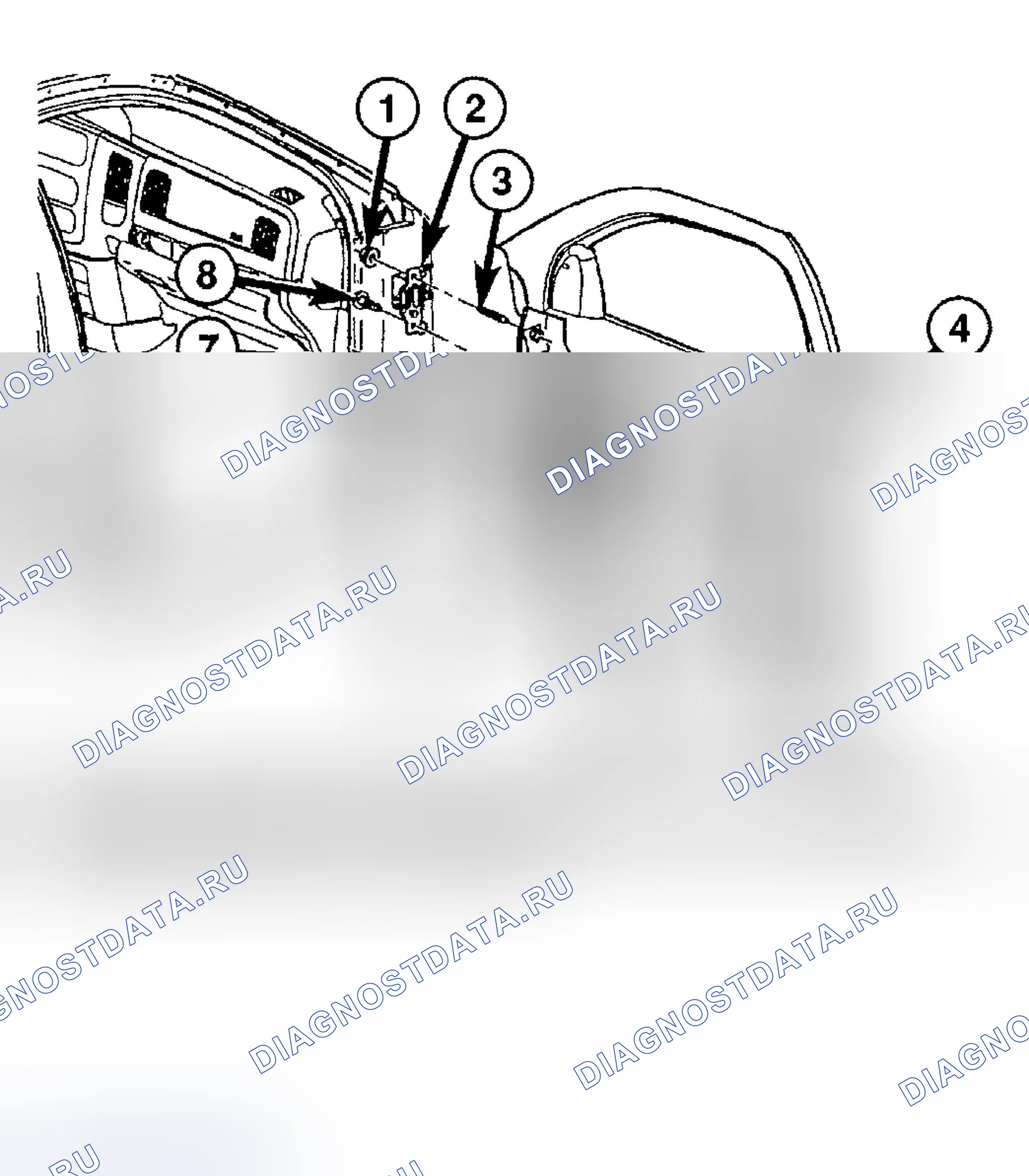 Рис. 77: УСТАНОВКА. Dodge Pickup R1500 