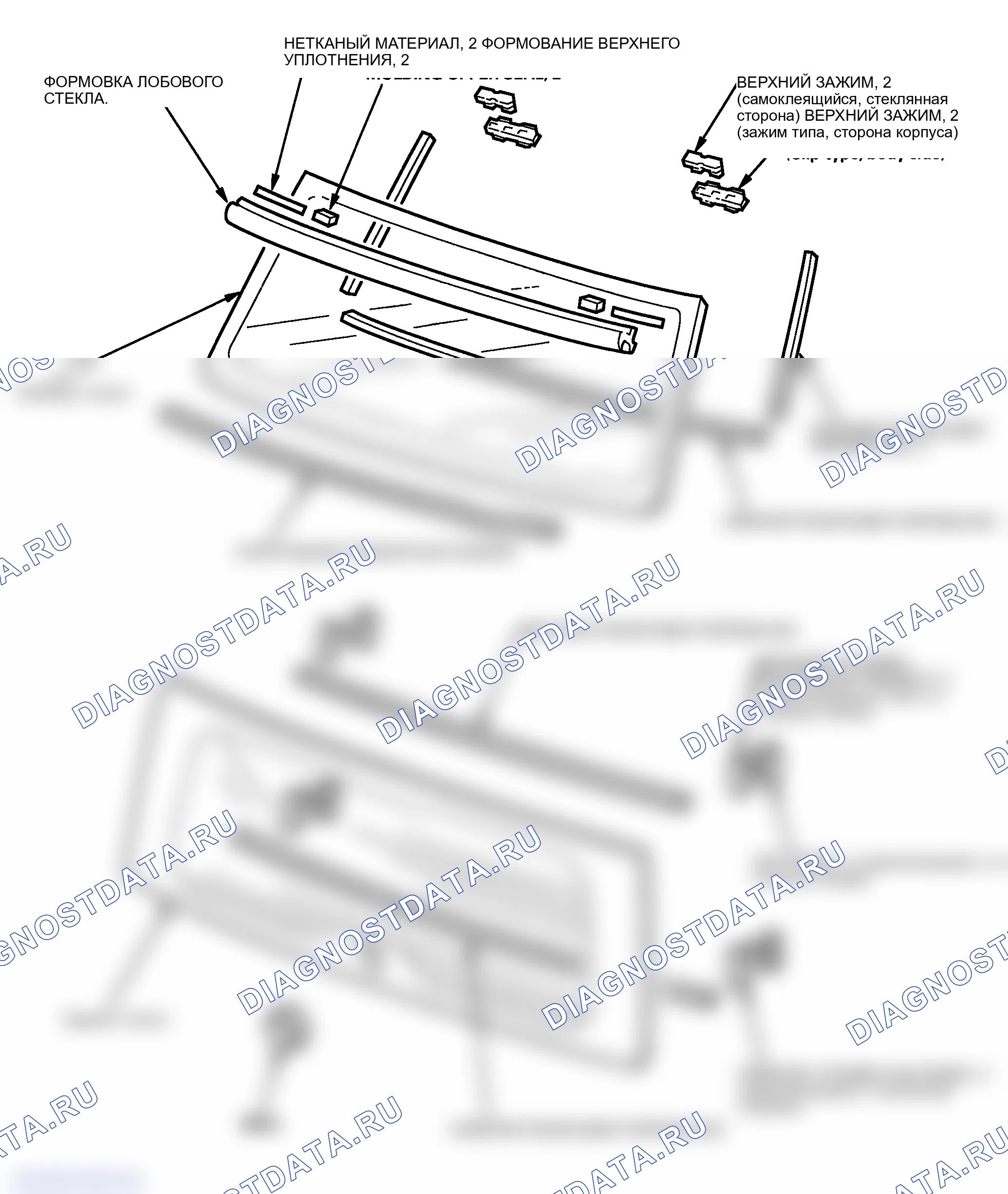 Рис. 64: Указатель расположения компонентов. Honda Element YH2