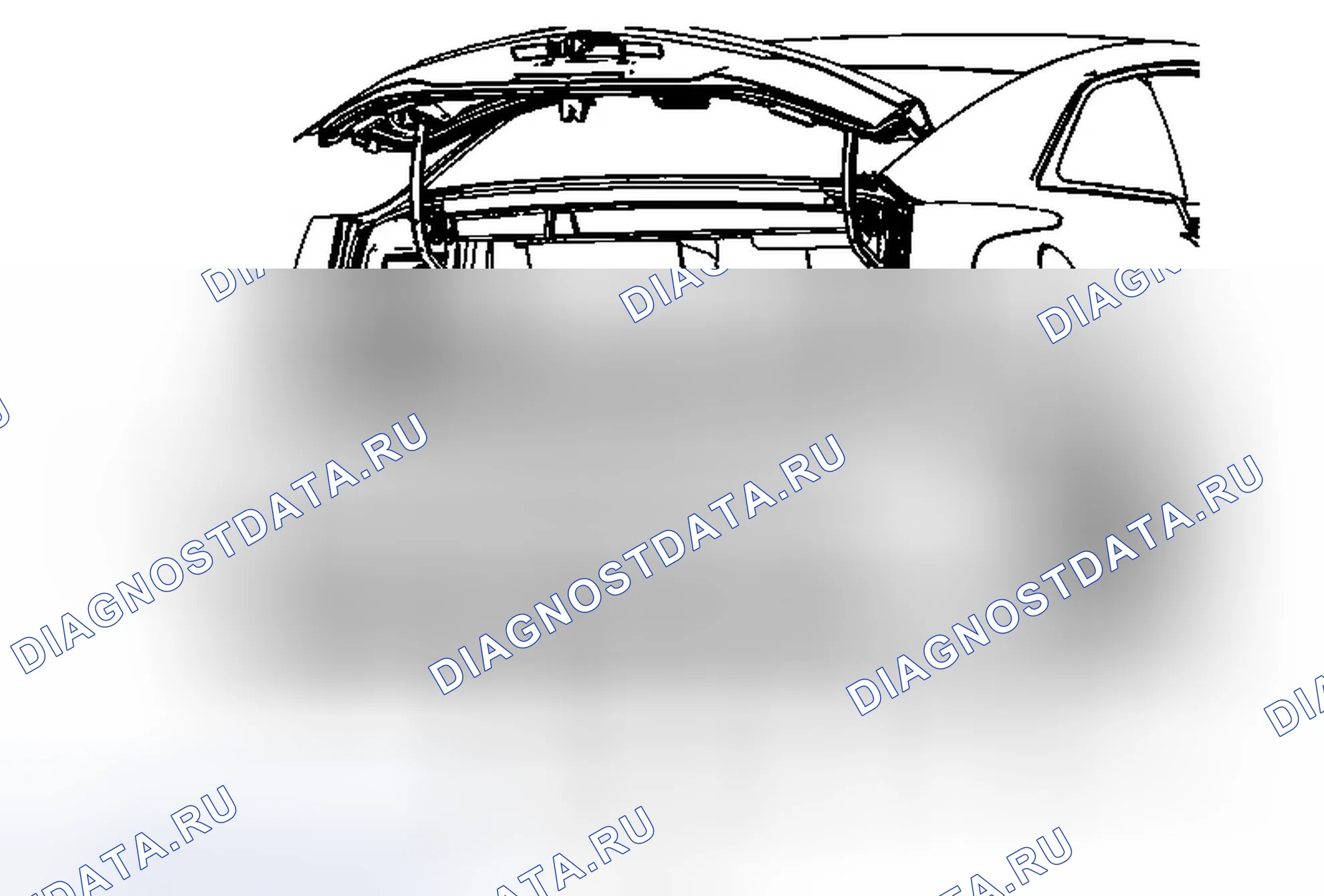 Рис. 21: Снятие и установка задней облицовки бампера. Cadillac ELR I