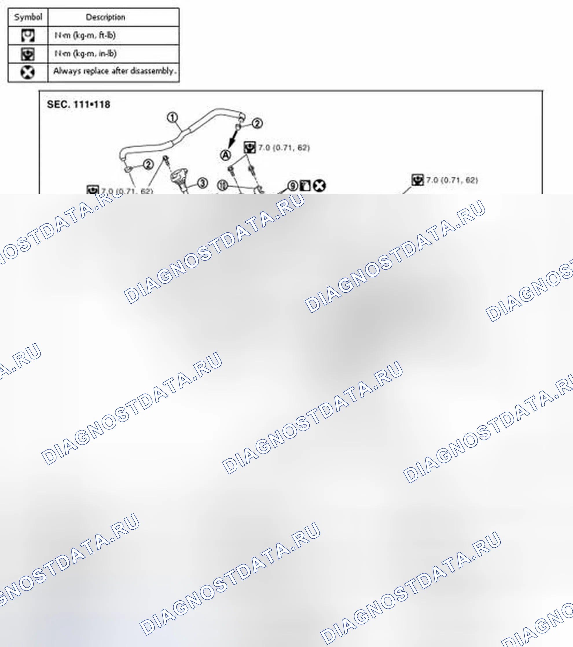Рис. 30: Разнесенный вид. Infiniti FX35 II