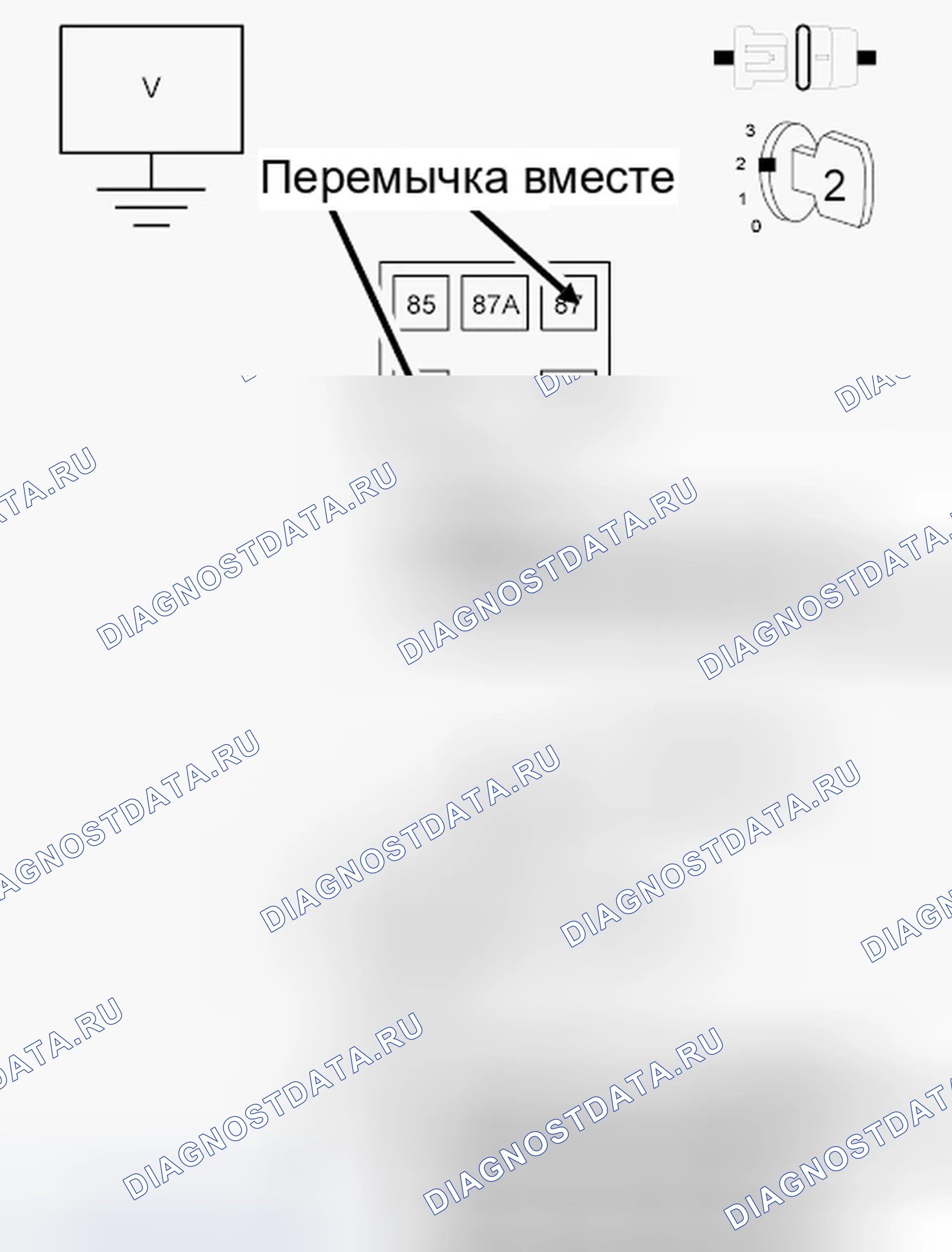 Рис. 385: ДИАГНОСТИЧЕСКИЙ ТЕСТ. Chrysler Town & Country V рестайлинг