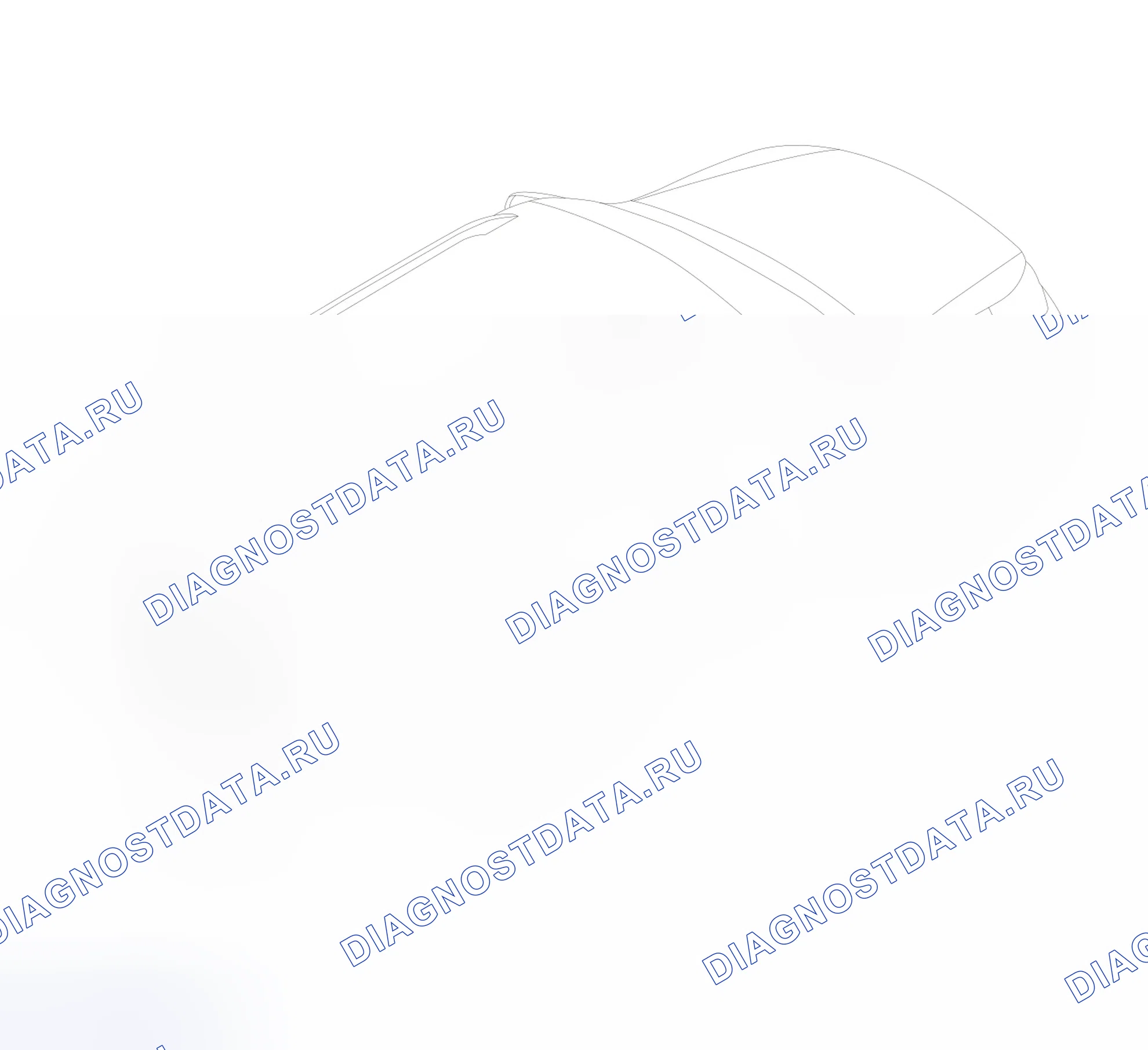 Схема расположения системы изображения заднего хода — Haval H9. Haval H9 I рестайлинг