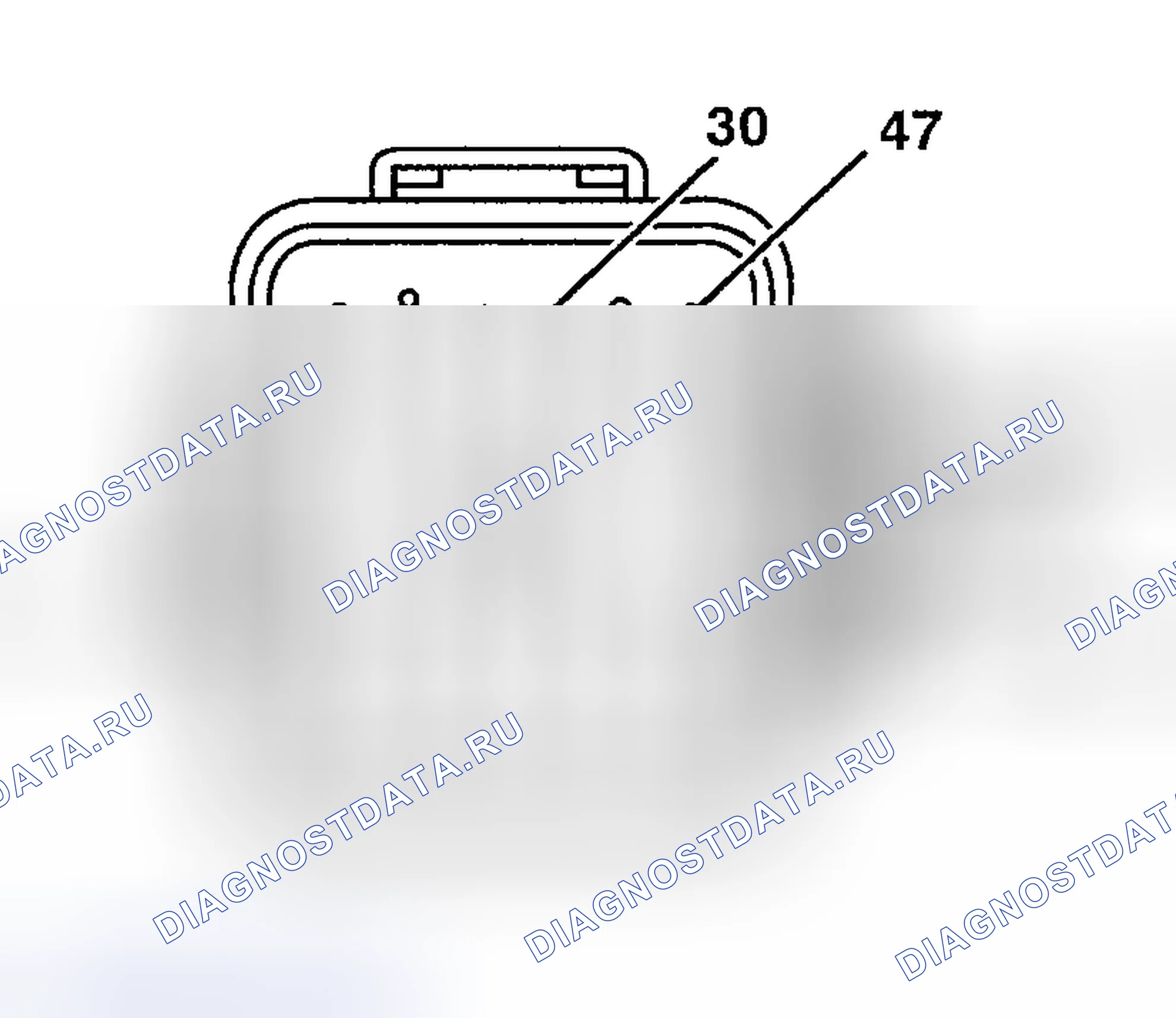Рис. 38: Модуль управления силовым агрегатом (блок управления силовым агрегатом (PCM) (блок управления силовым агрегатом)) C175a. Hyundai Nexo I