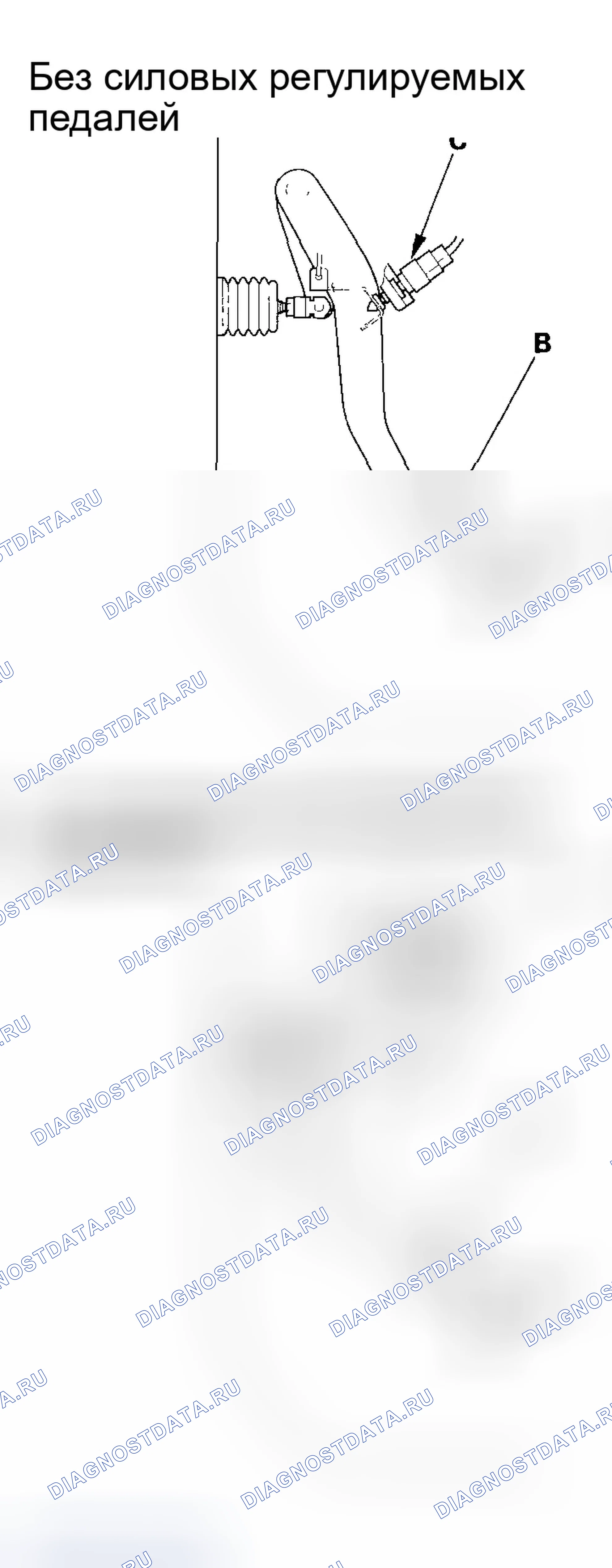 Рис. 63: Педаль Free Play. Honda Odyssey I