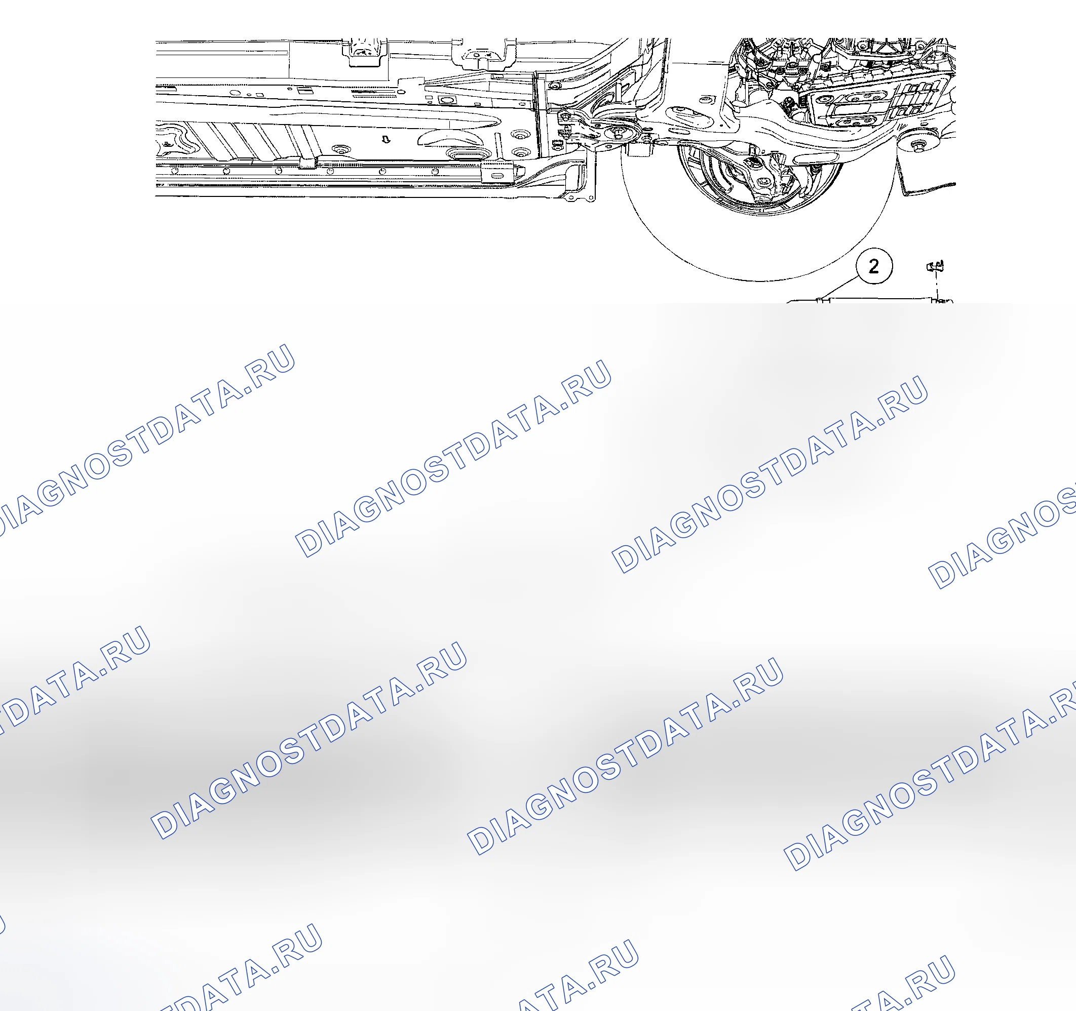 Рис. 15: Топливопроводы и топливный фильтр - разнесенный вид. Ford Five Hundred I
