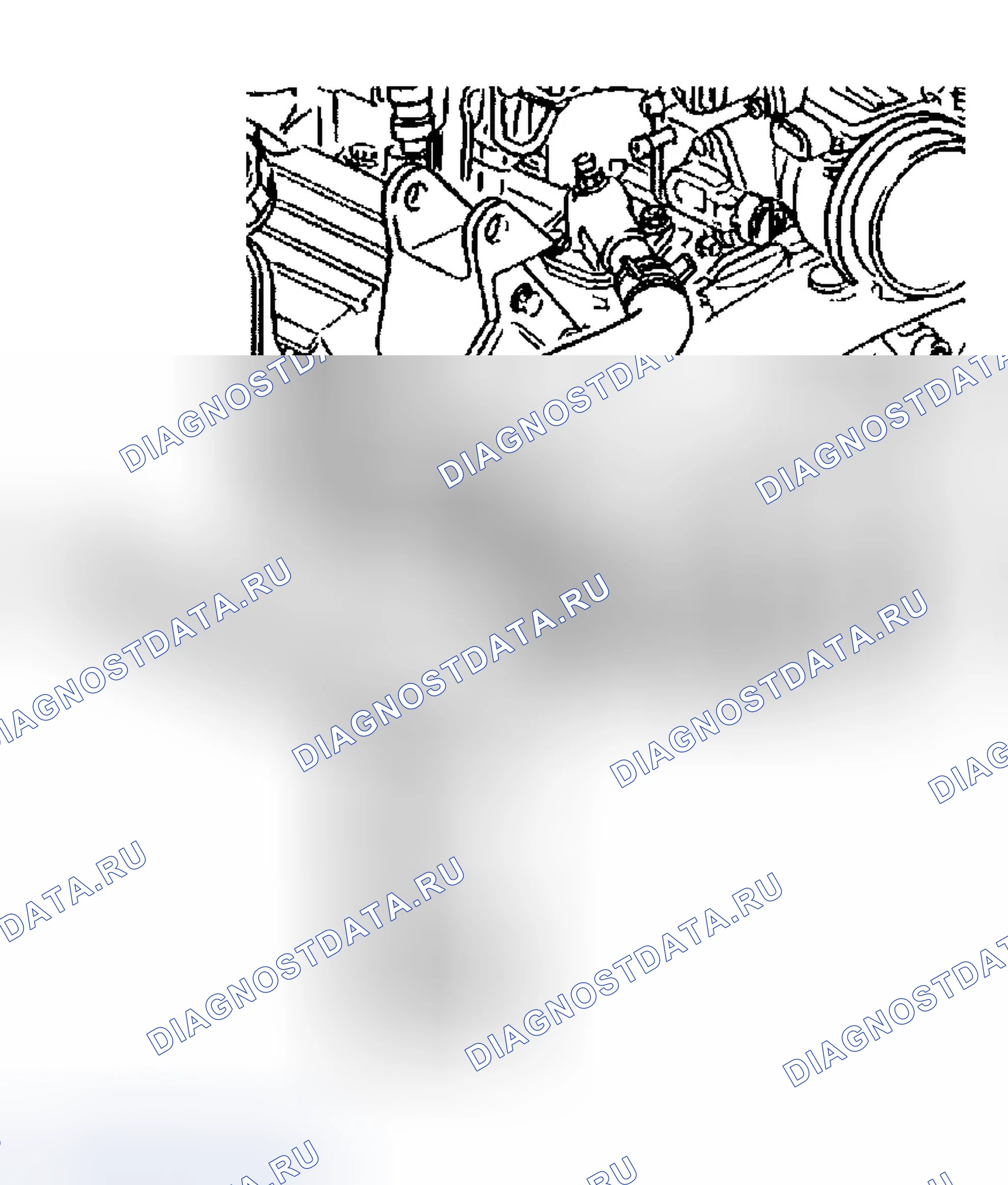 Рис. 36: Порядок демонтажа. Buick Century VI