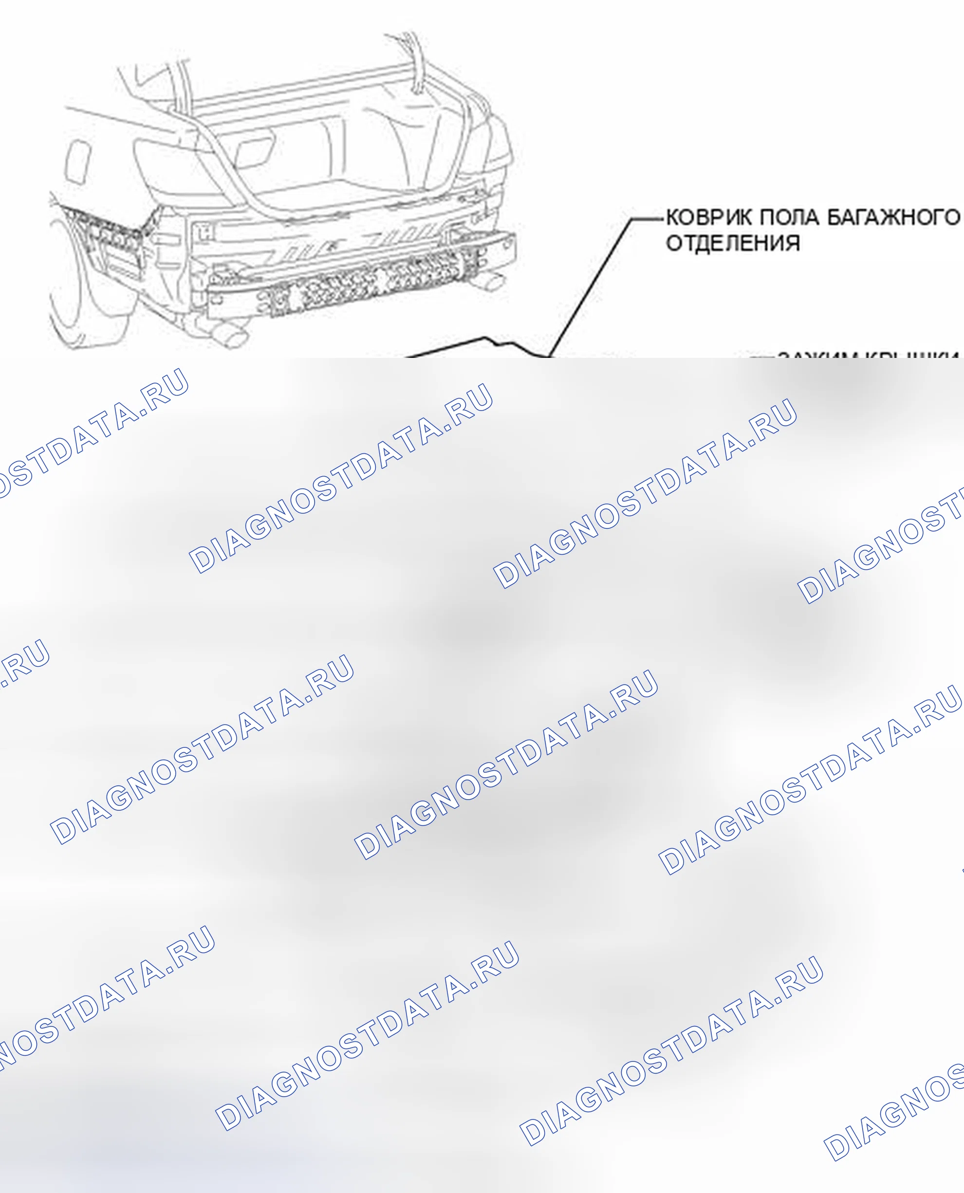 Рис. 105: ИЛЛЮСТРАЦИЯ. Toyota Avalon XX30 рестайлинг 2