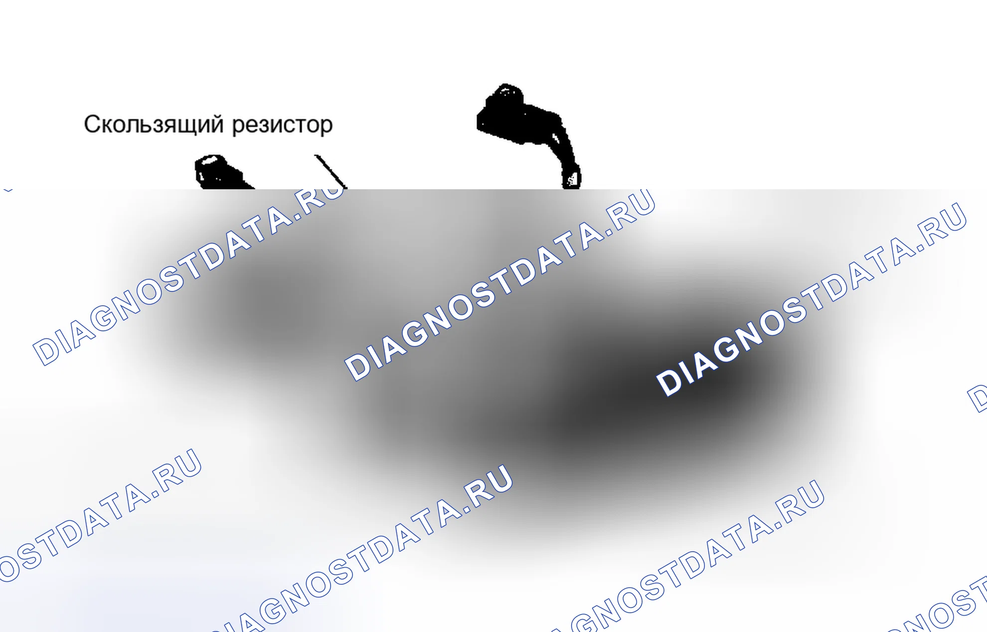 Рис. 10: Блок управления SATC Comfort в сборе включает 6 настроек кнопочного режима, 4-ступенчатый переключатель воздуходувки, рычаг управления и скользящий резистор.. Chrysler Cordoba II