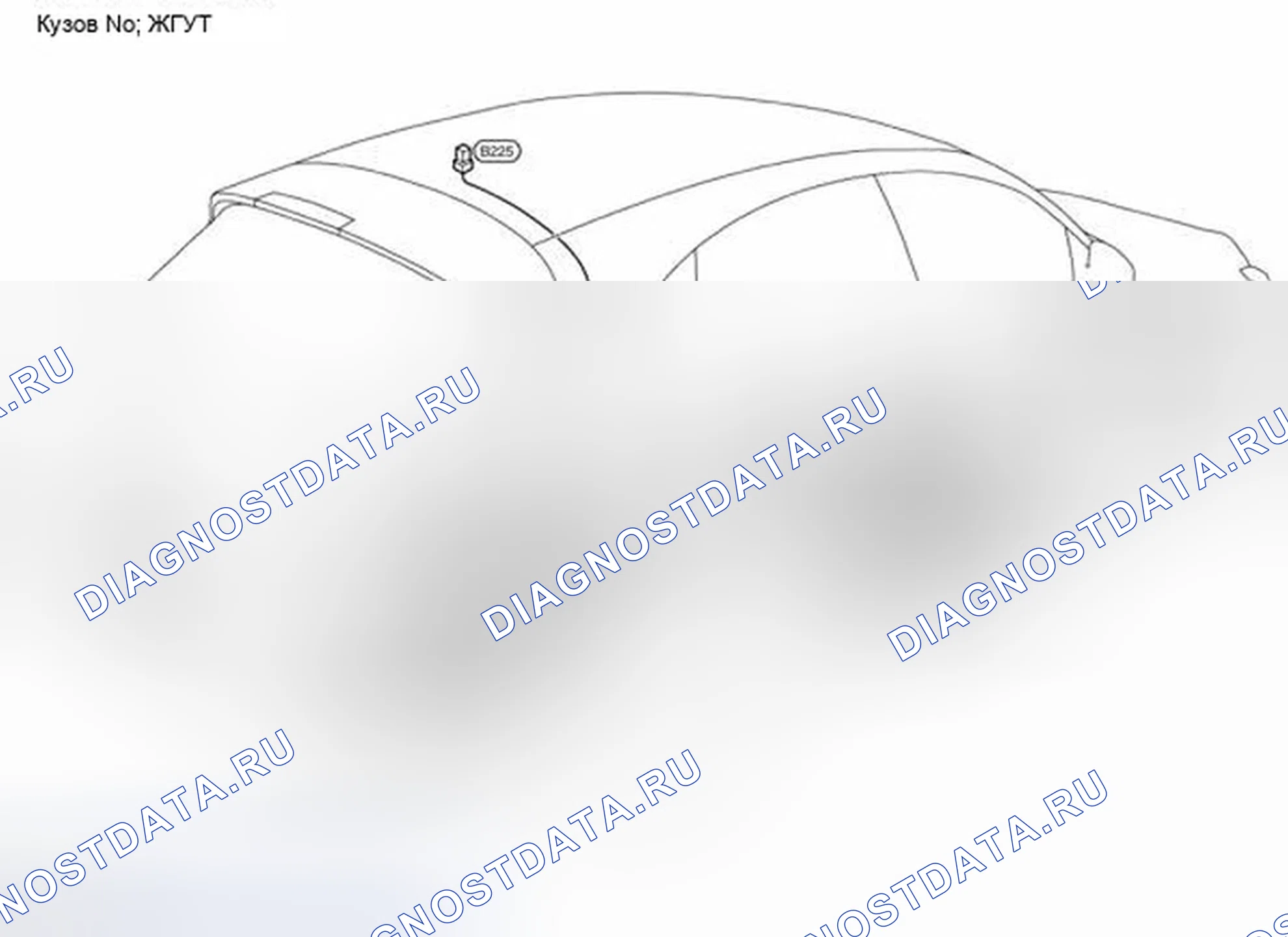 Рис. 109: Жгут тела № 2. Infiniti FX35 II