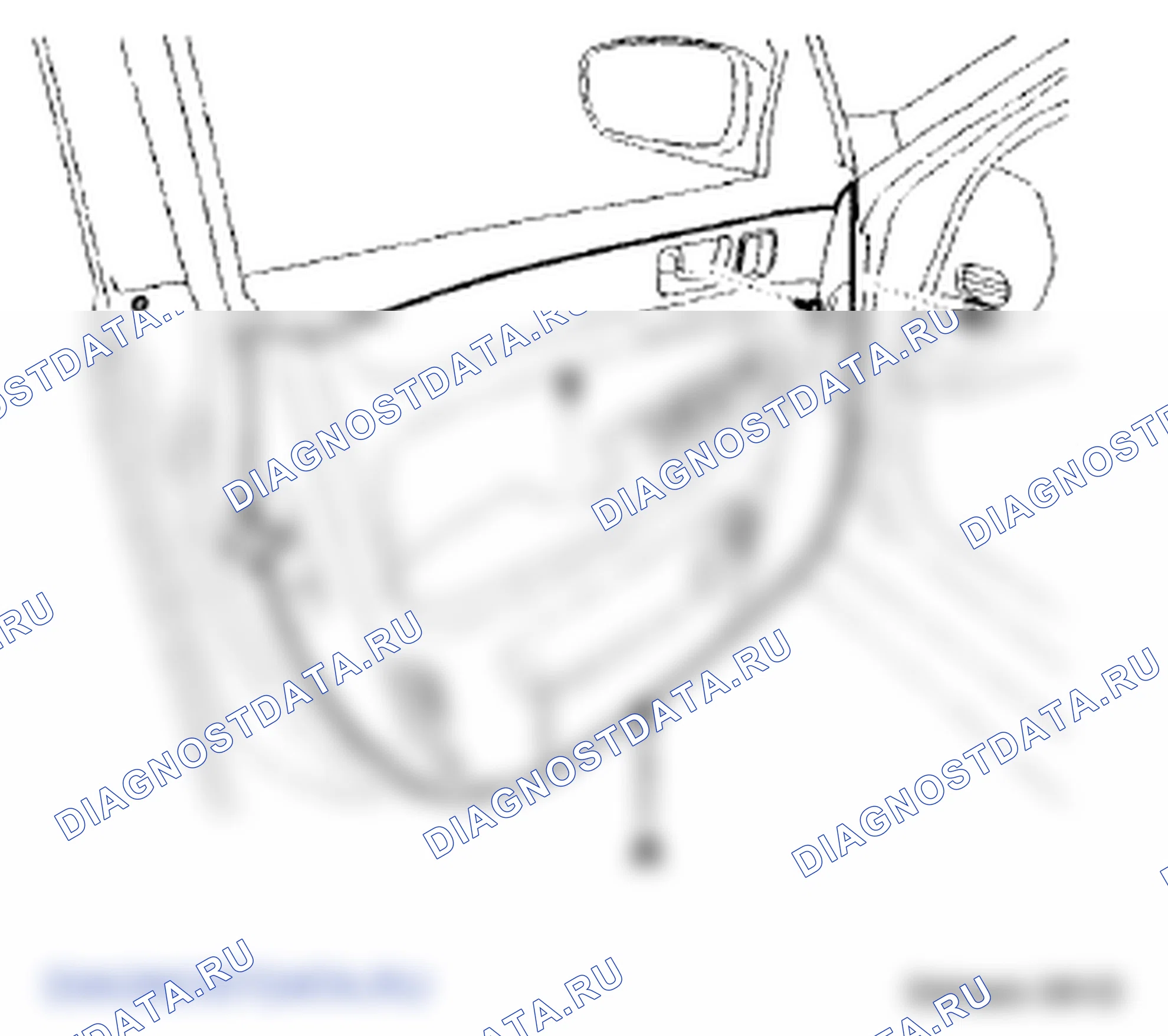 Рис. 118: Выключатель блокировки двери водителя. Hyundai Genesis I
