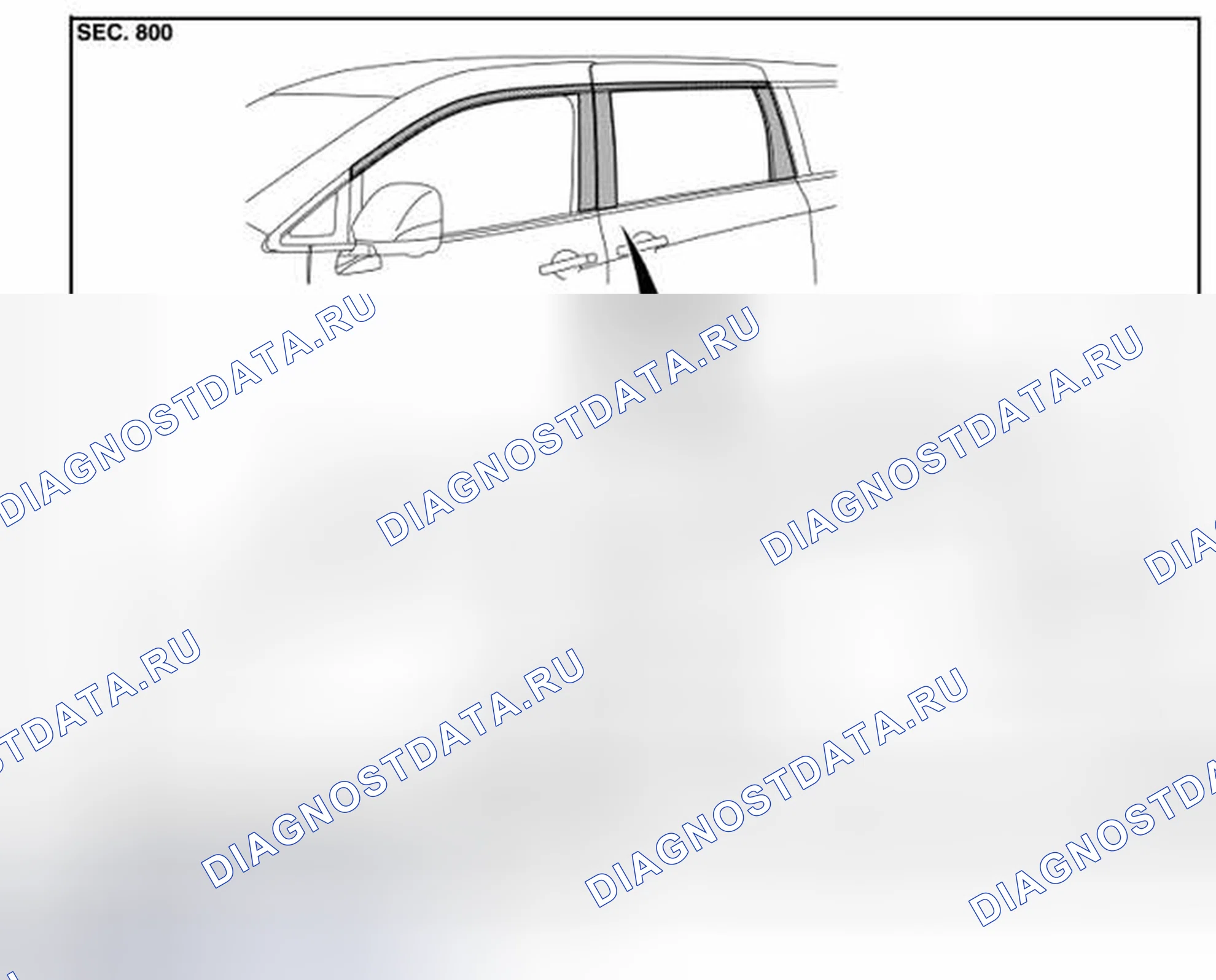 Рис. 40: Разнесенный вид. Nissan Quest IV