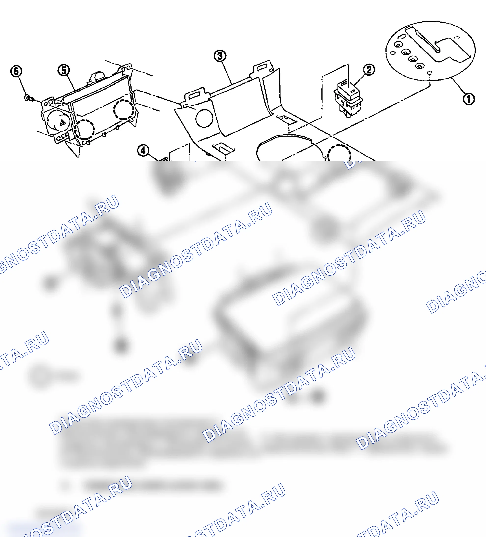 Рис. 1: Финишер A / T-консоли. Infiniti FX35 I