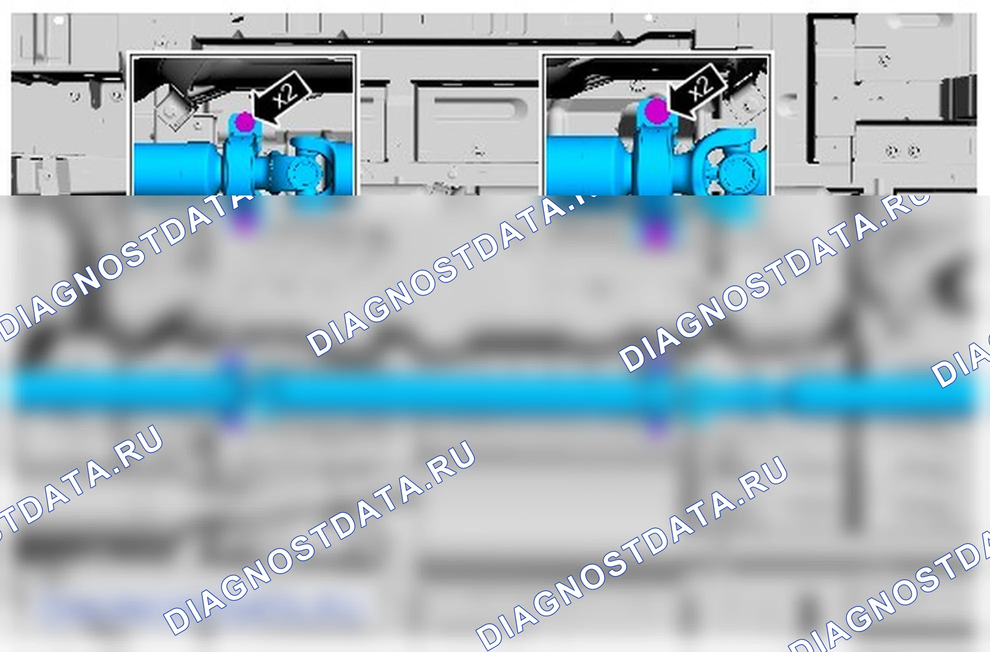 Как снять и установить карданный вал. Ford Transit VIII