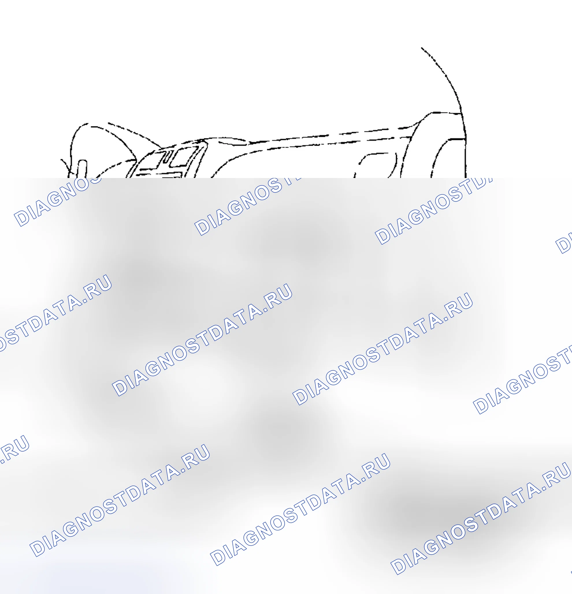 Рис. 54: Сторона пассажира. Mazda Protege BJ
