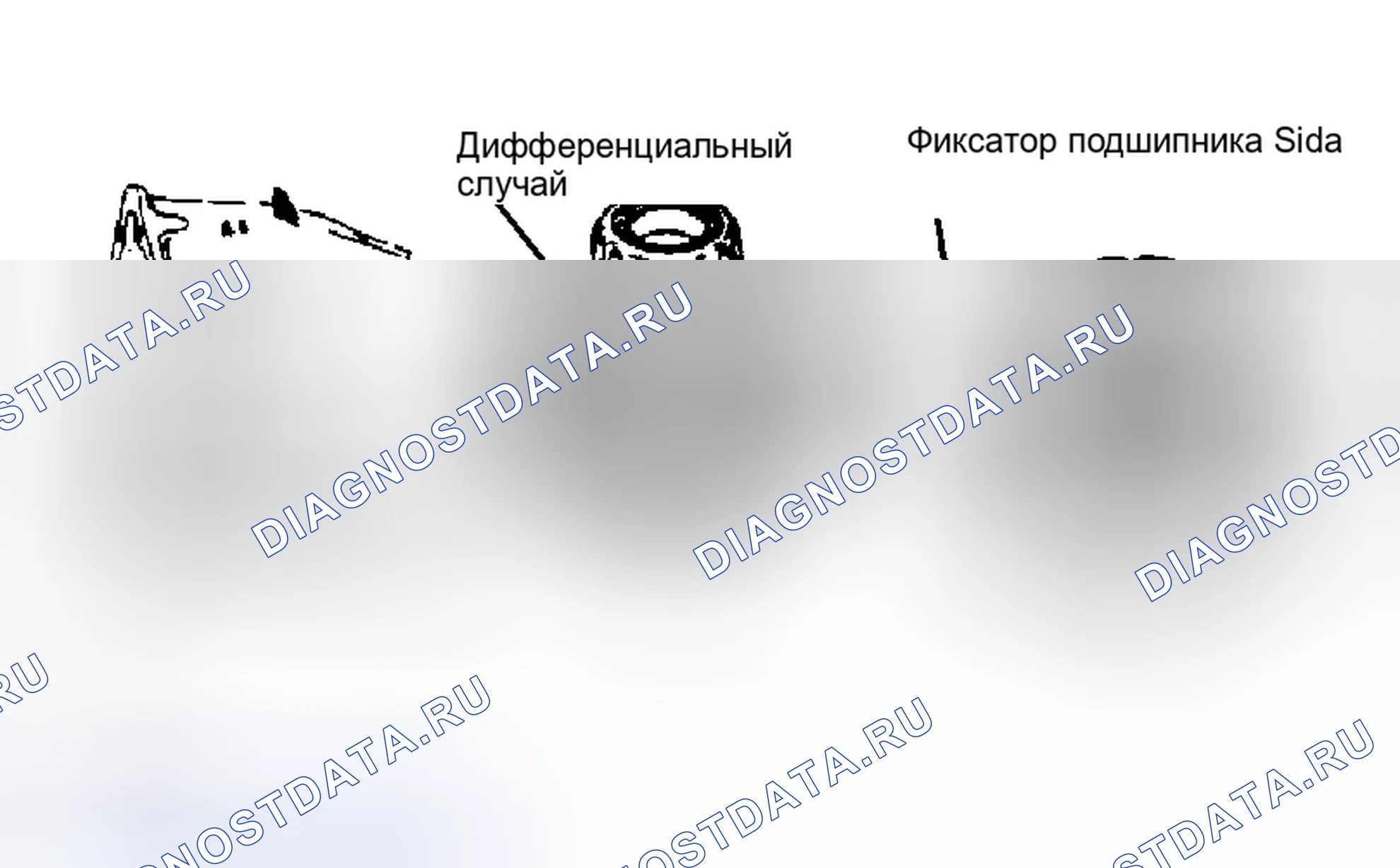 Рис. 13: ПРЕДВАРИТЕЛЬНАЯ НАГРУЗКА НА БОКОВОЙ ПОДШИПНИК. Subaru Legacy BC/BJ/BF