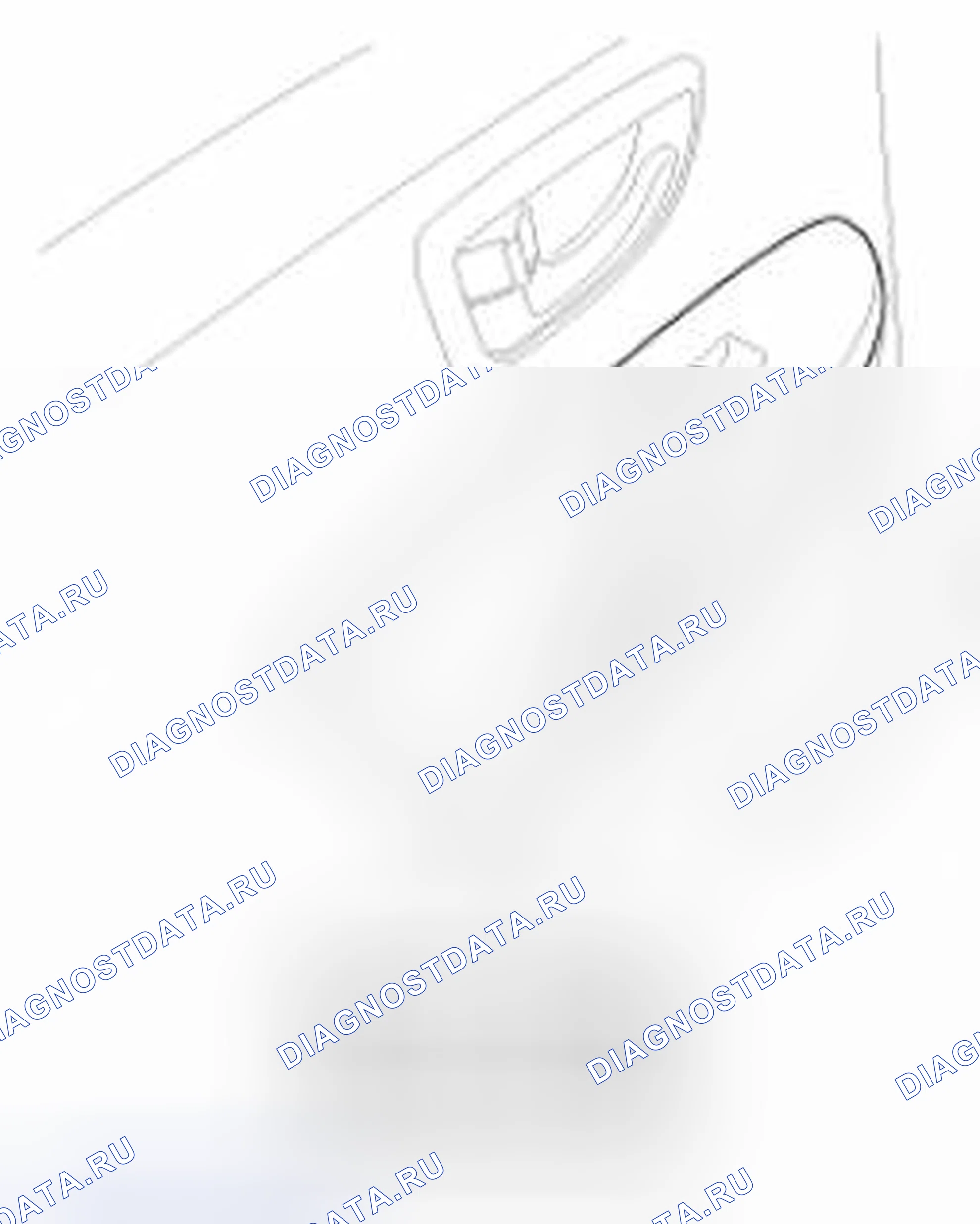 Рис. 15: Проверка переключателя заднего стеклоподъемника. Geely Vision X3 Pro I