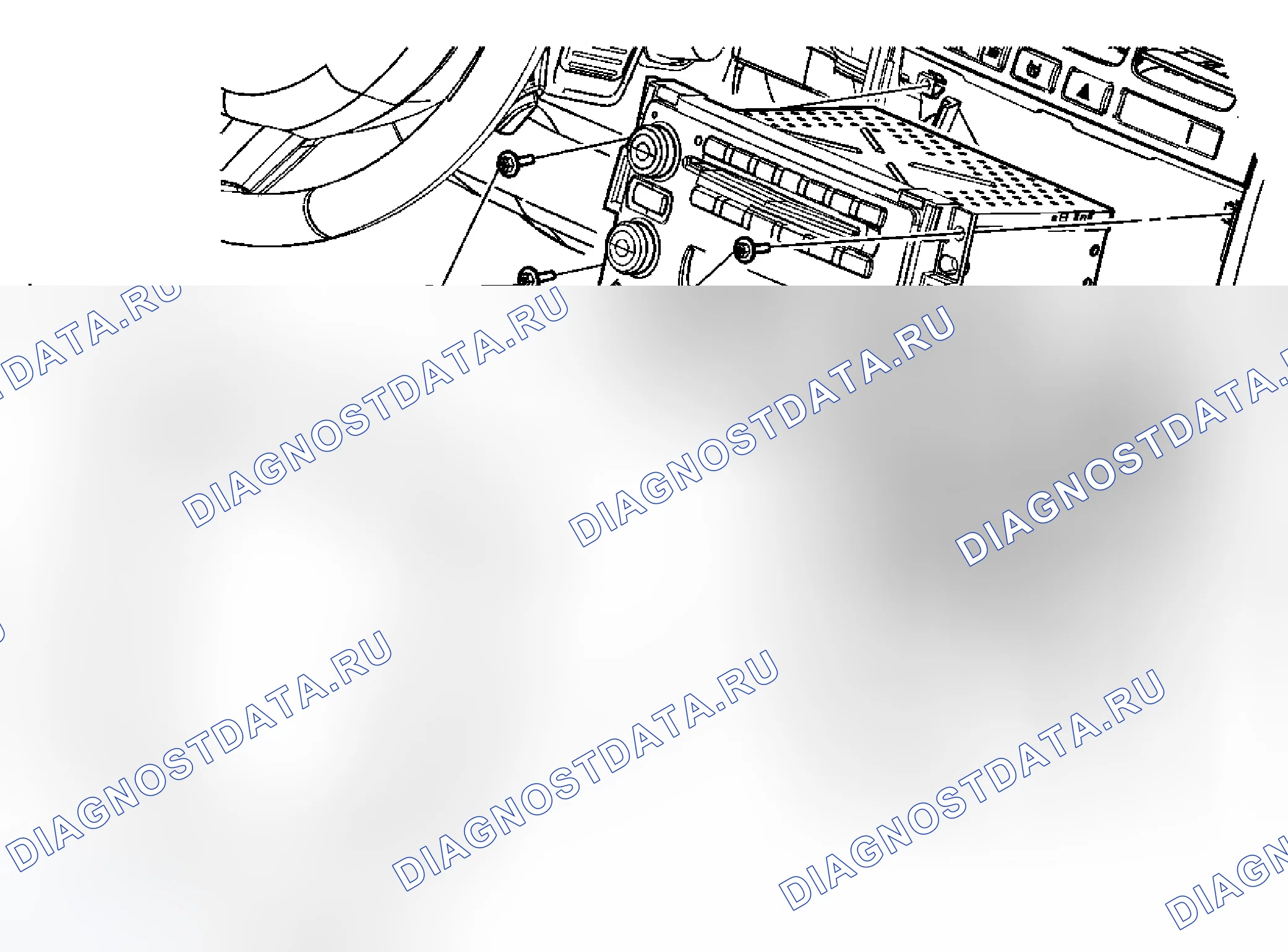 Рис. 12: Замена радио. Chevrolet Uplander I final