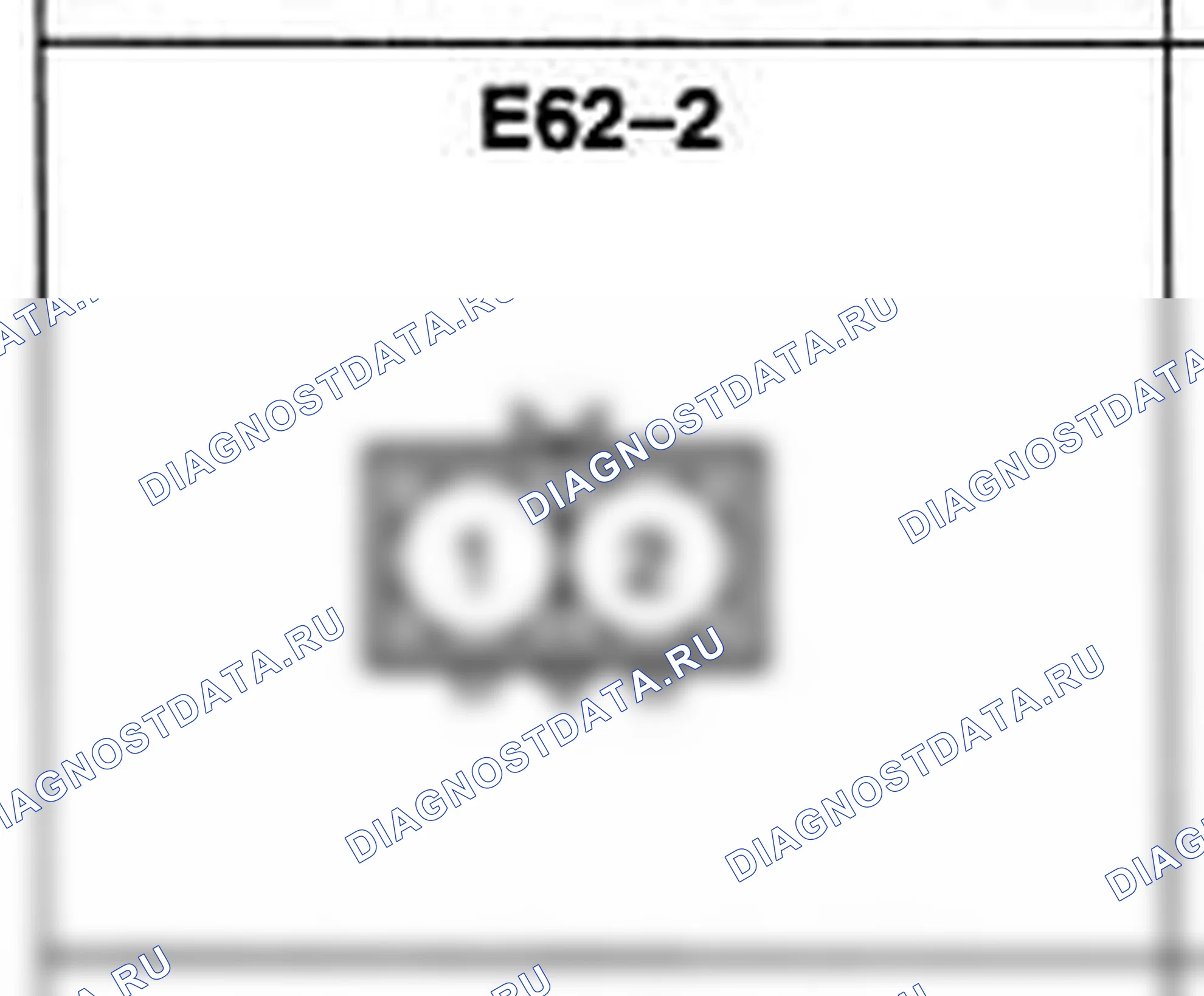 Распиновка разъёма E62-2 — жгута двигателя. Hyundai Atos MX