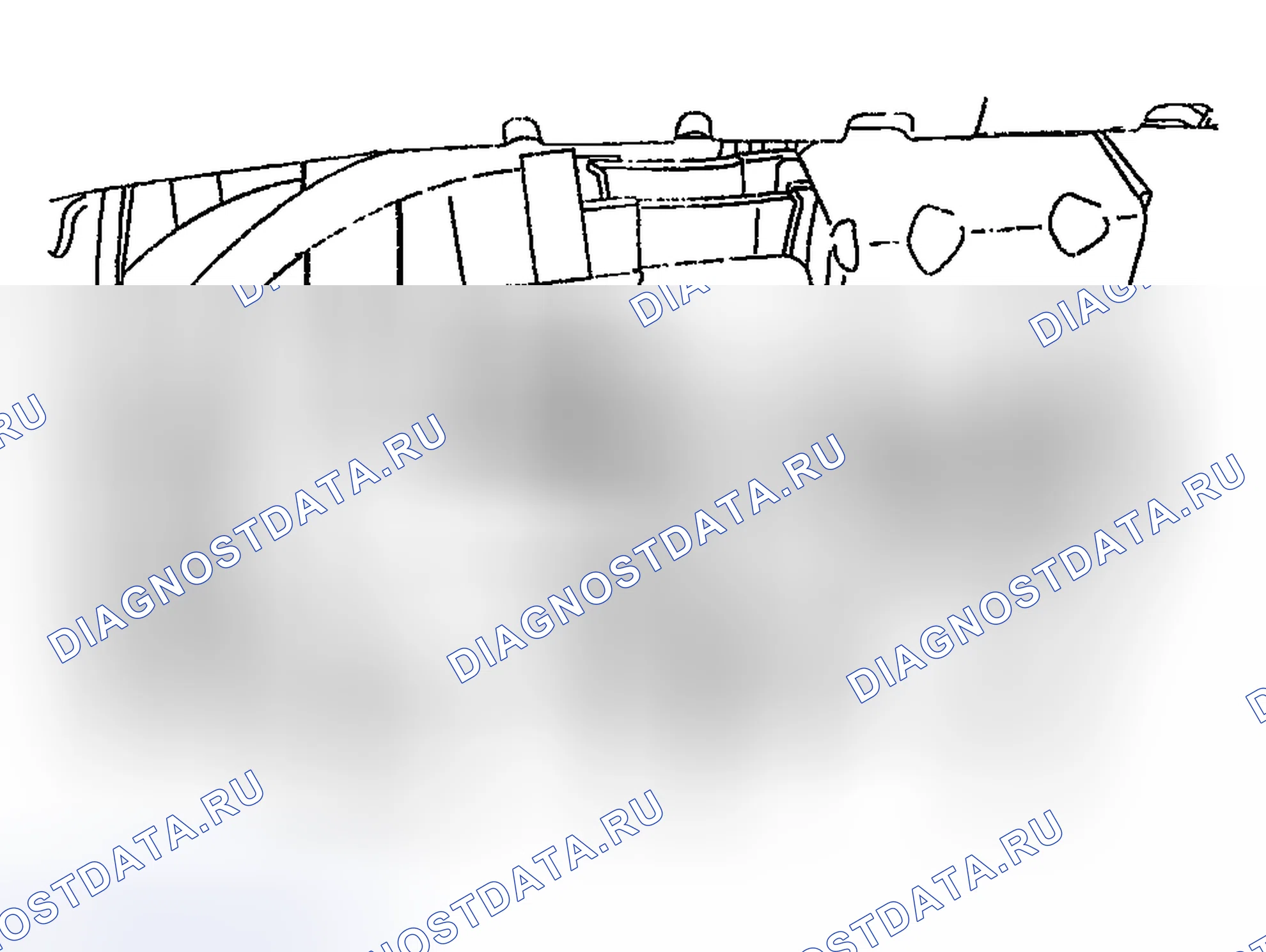 Рис. 497: Пункт 2: Демонтаж болтов кожуха нижнего радиатора Примечание. Hyundai Nexo I