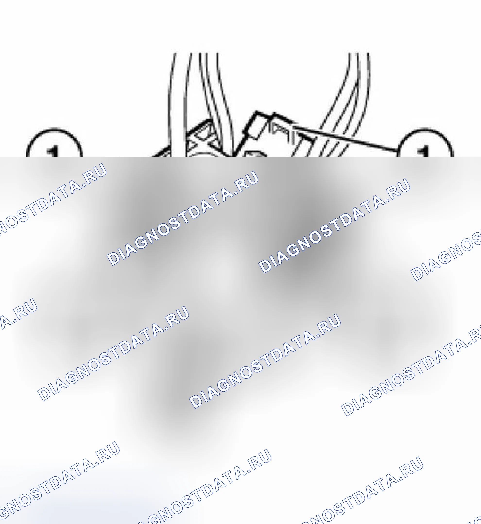 Рис. 280: 61 13... Разъем главного реле DME. BMW X5 E53