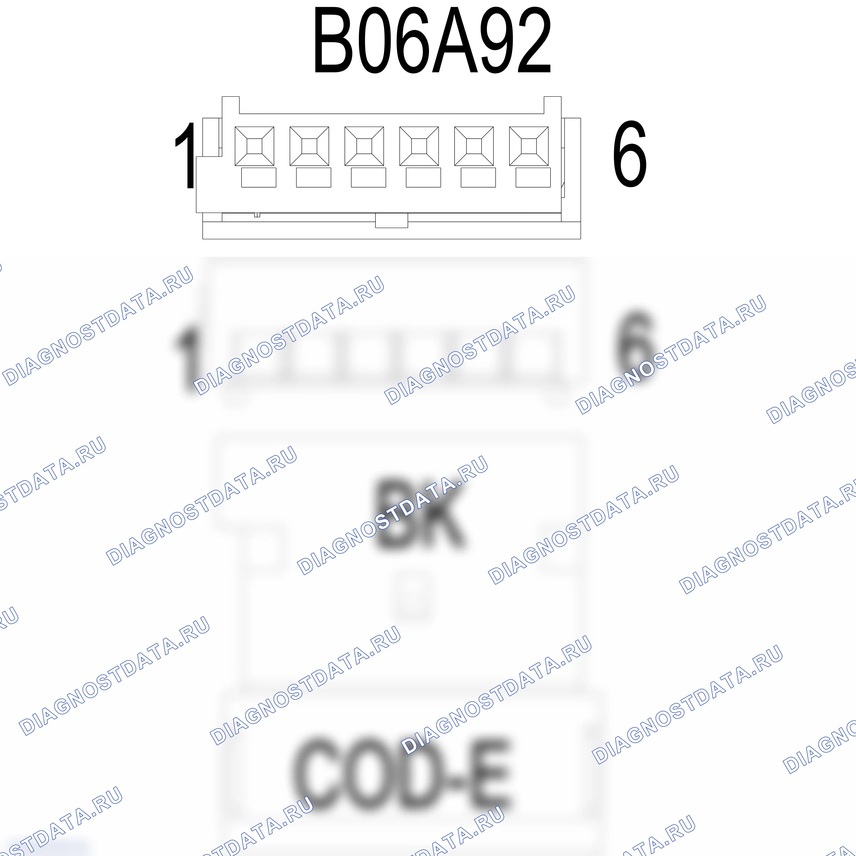 Распиновка разъёма 999 656 393 40 — внешний вид и расположение контактов. Porsche Cayenne II