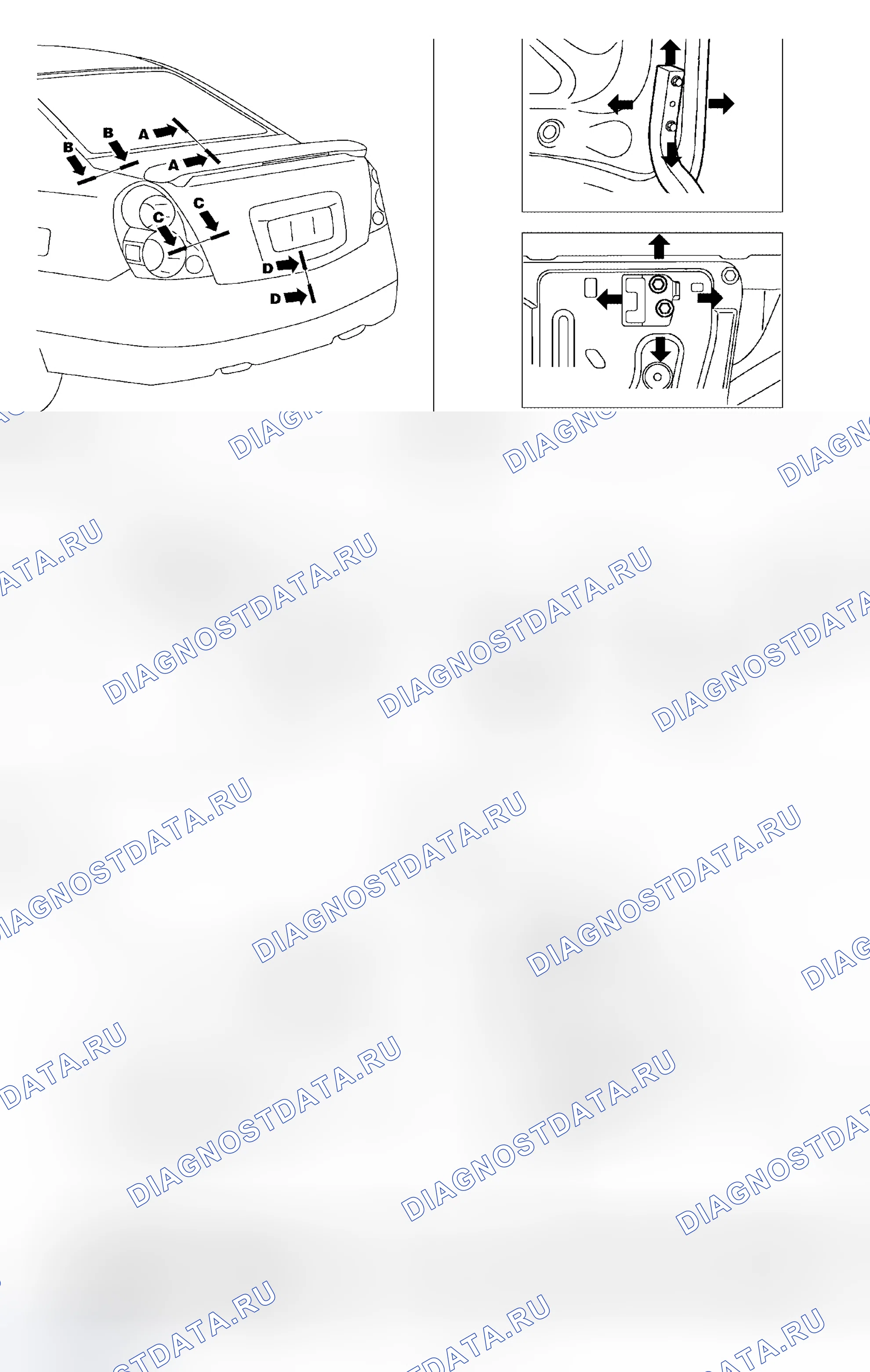 Рис. 158: Регулировка фитинга. Honda N-BOX+ I