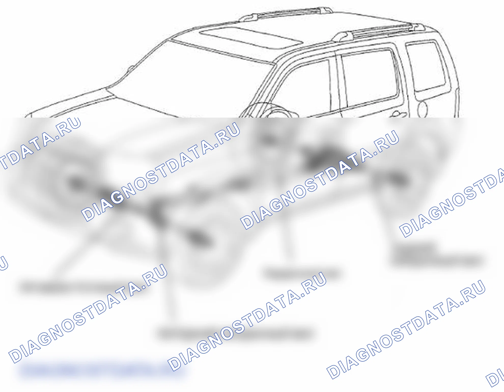 Рис. 2: Индекс расположения компонентов. Honda Pilot II