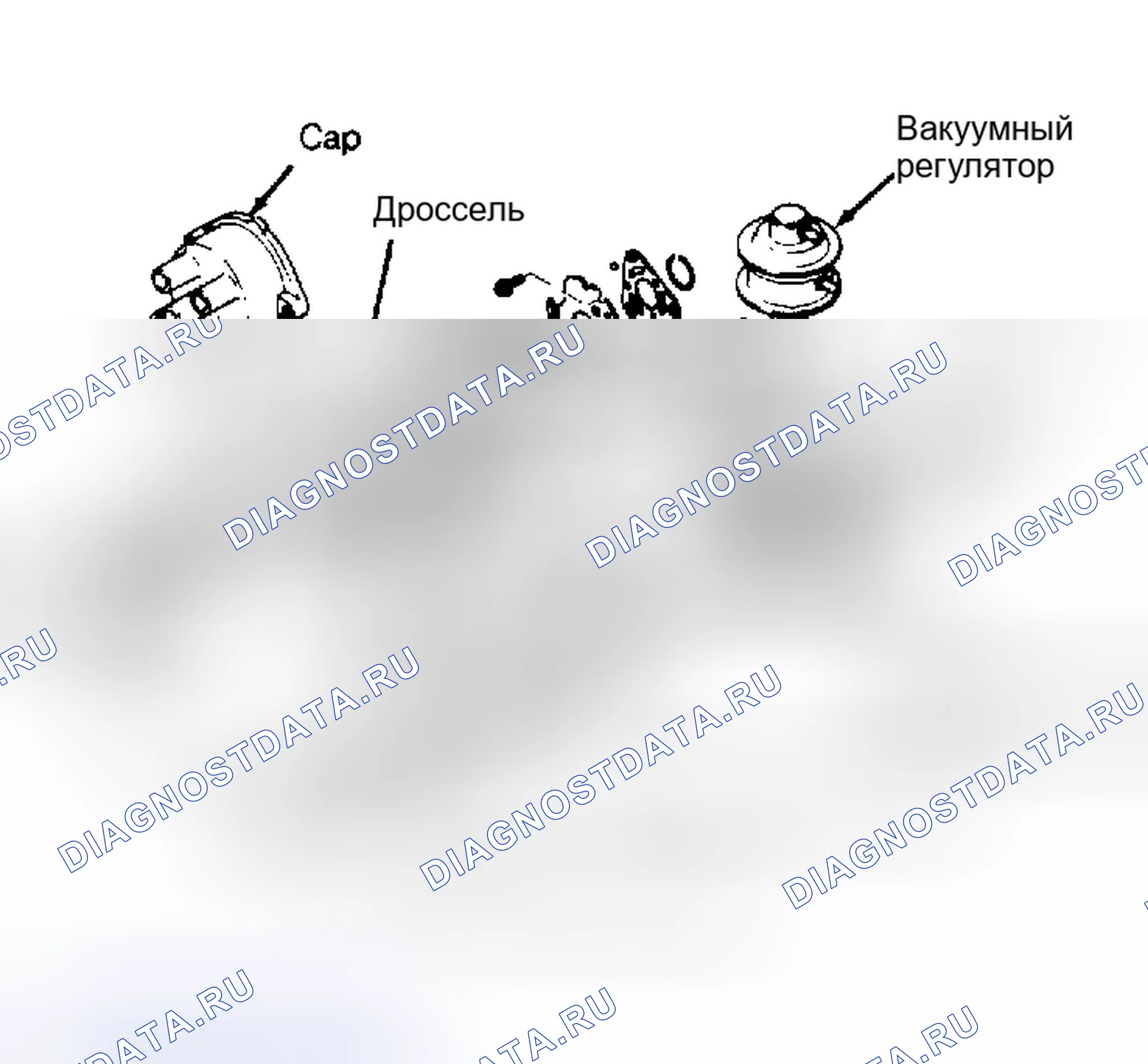 Рис. 101: Код № 34 - Регулирующий клапан холостого хода (Bac клапан) (1989). Mazda MPV V