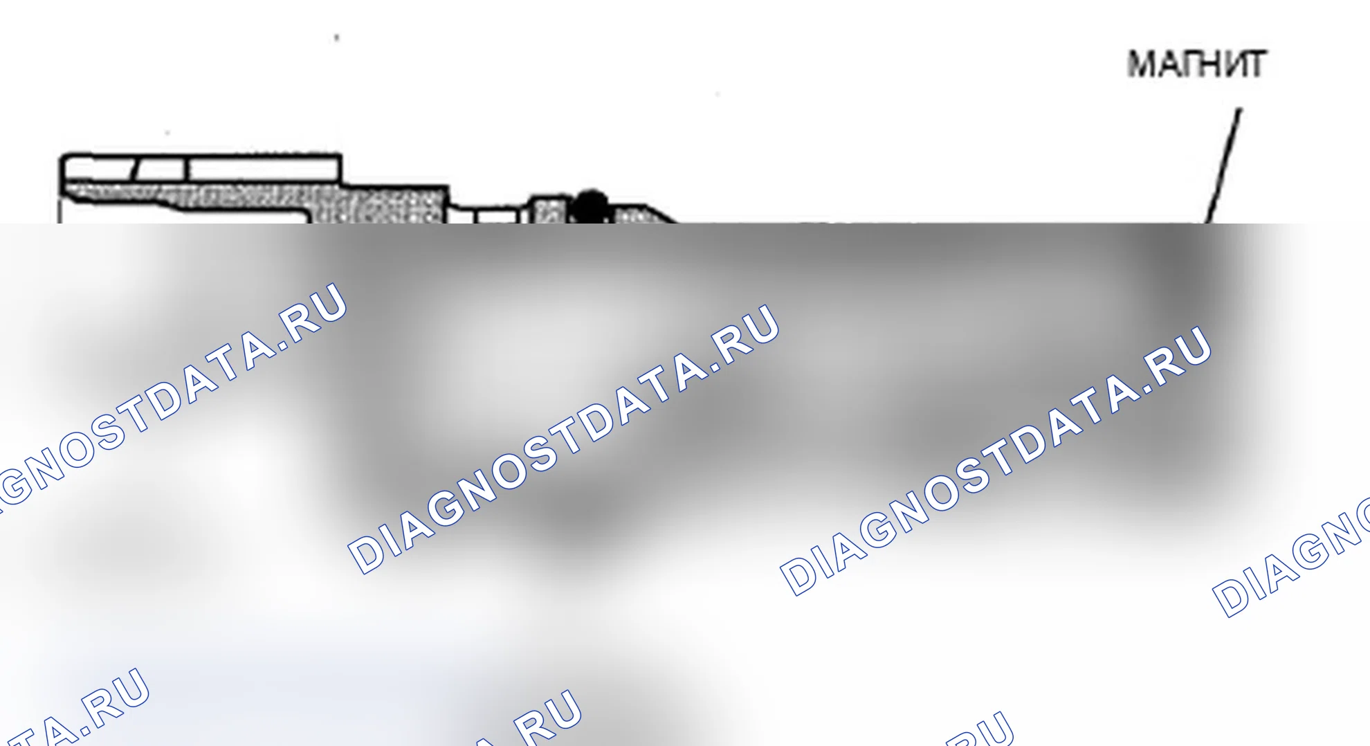 Рис. 49: Датчик положения коленчатого вала (положение коленвала). Acura RDX I рестайлинг