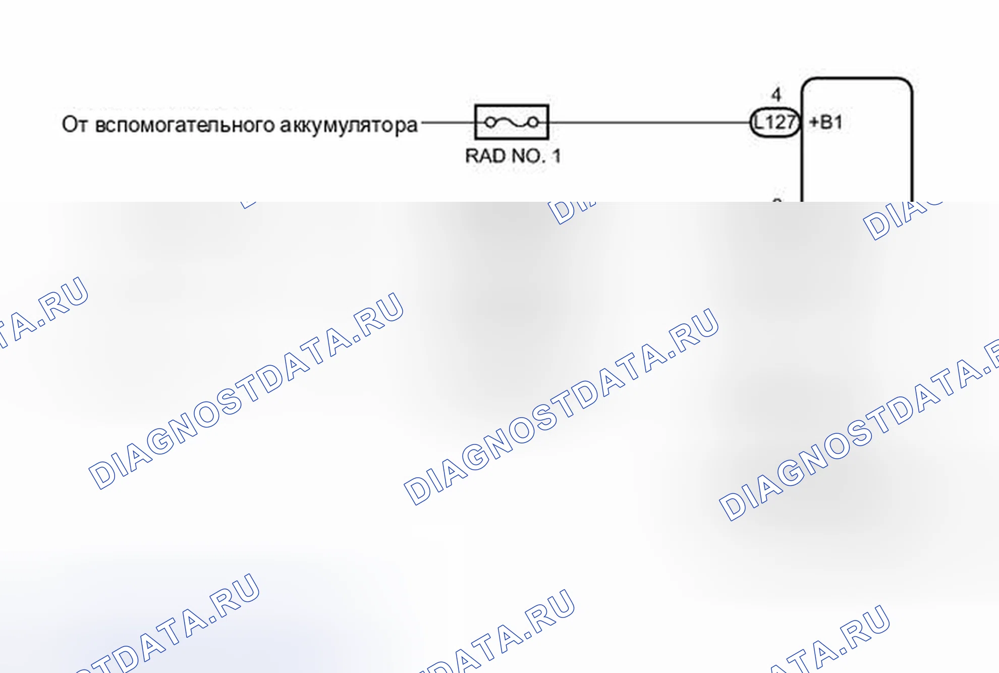 Рис. 277: электросхема. Toyota Prius III рестайлинг