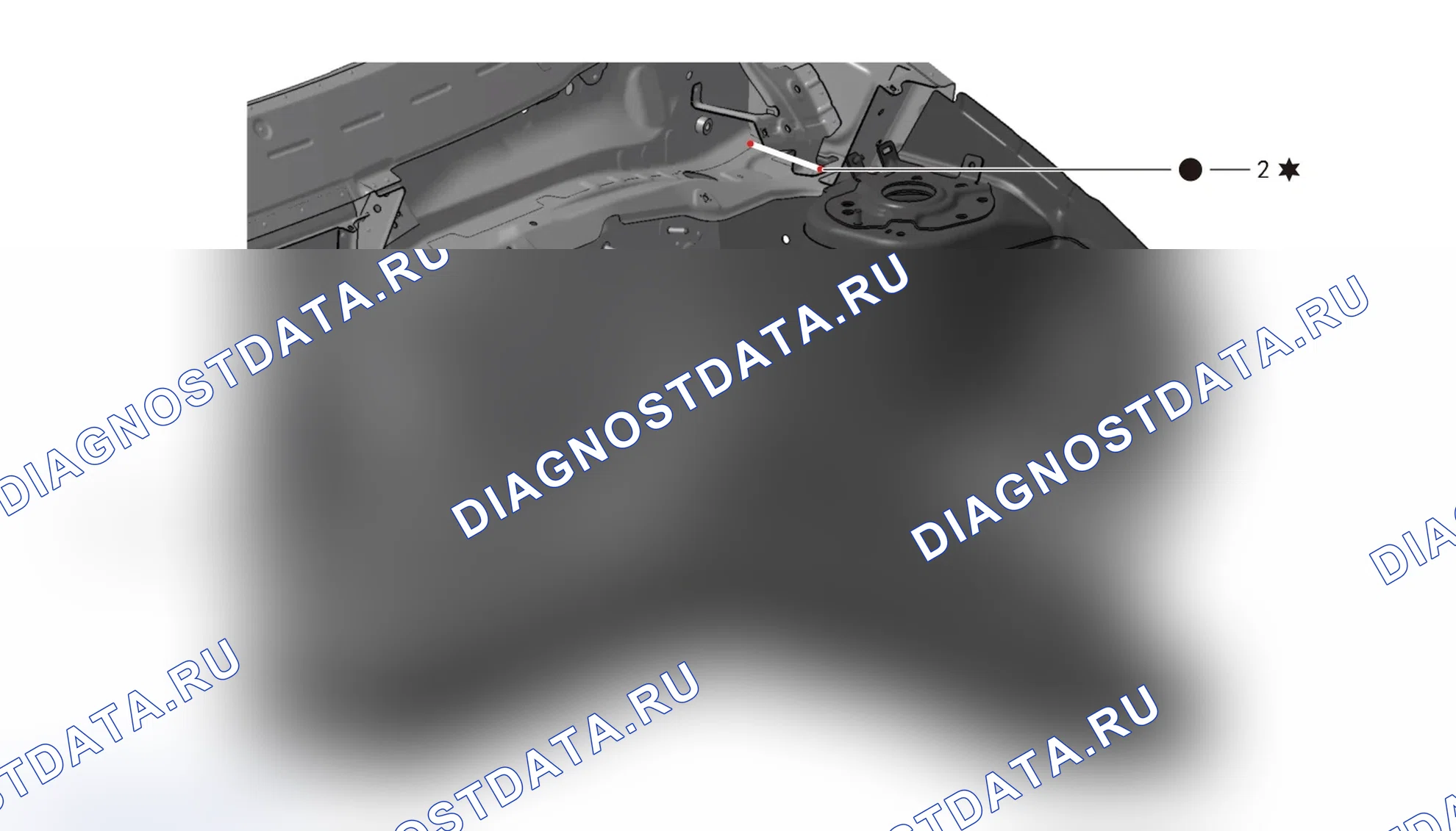 Передняя продольная балка — Haval Dargo. Haval Dargo II