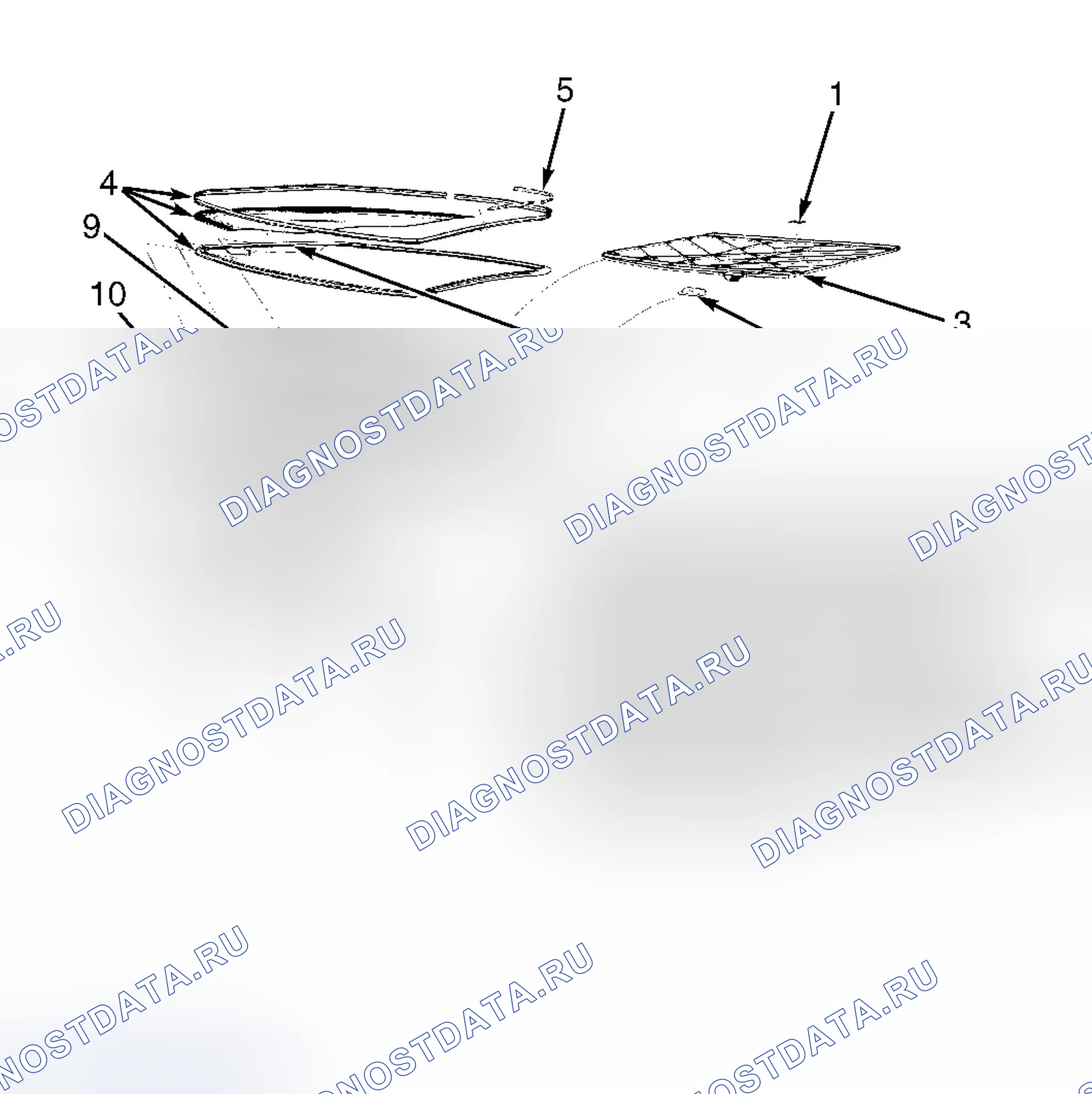 Рис. 1: Демонтаж и монтаж. Chevrolet Malibu V