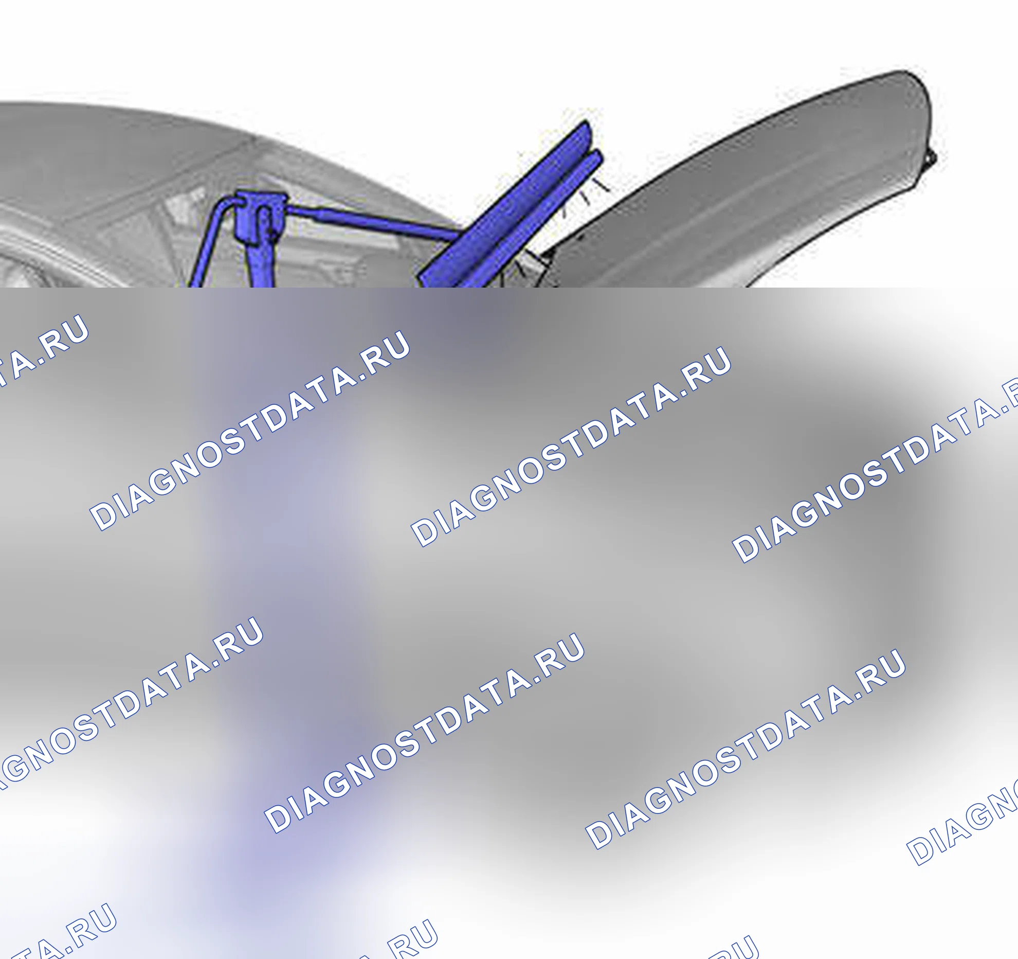 Рис. 188: РЕГУЛИРОВКА рамы, подрамников и поперечины. Volvo V50 I