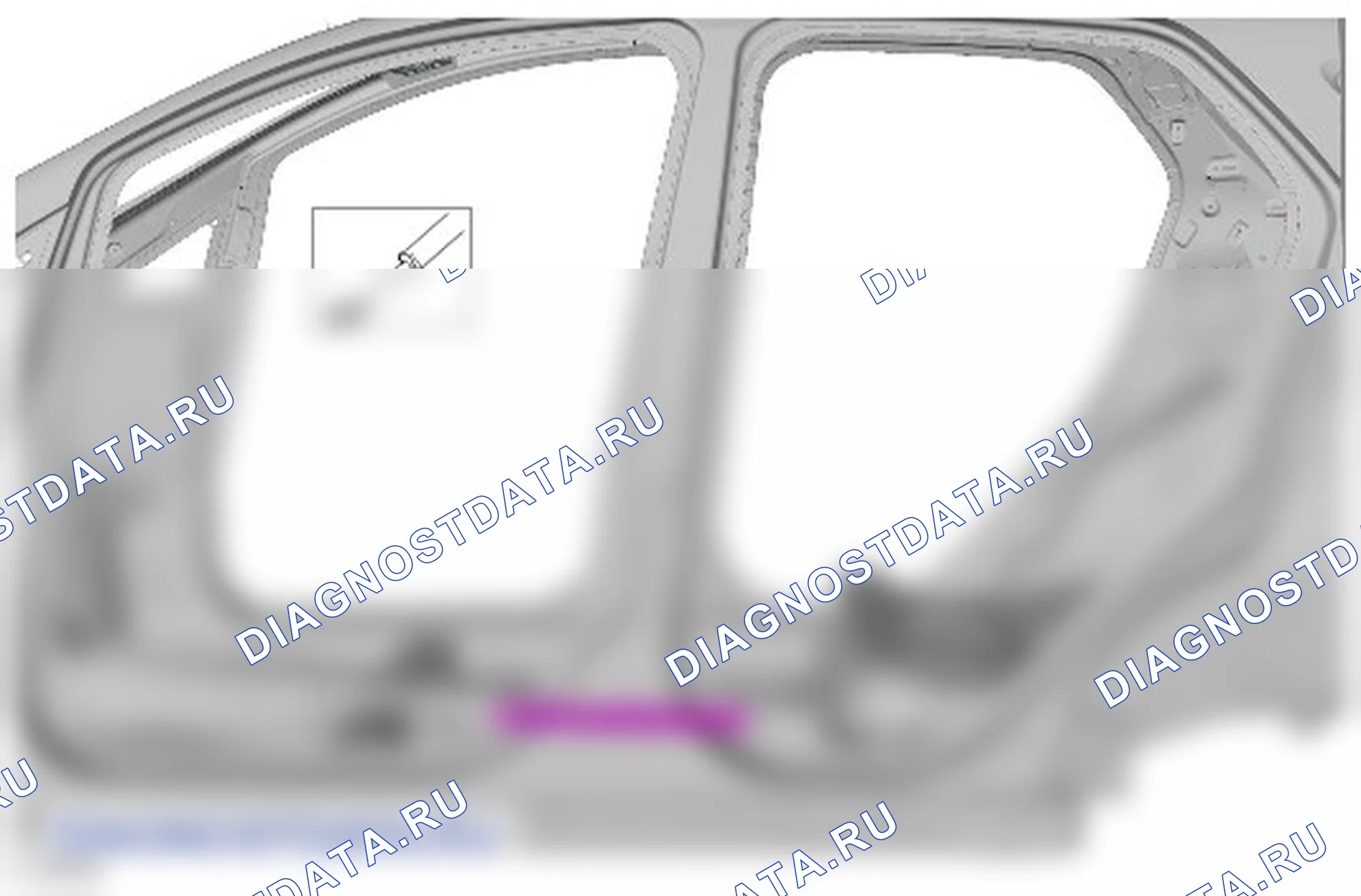 Как снять и установить стойку 'B' и усиление. Ford EcoSport II