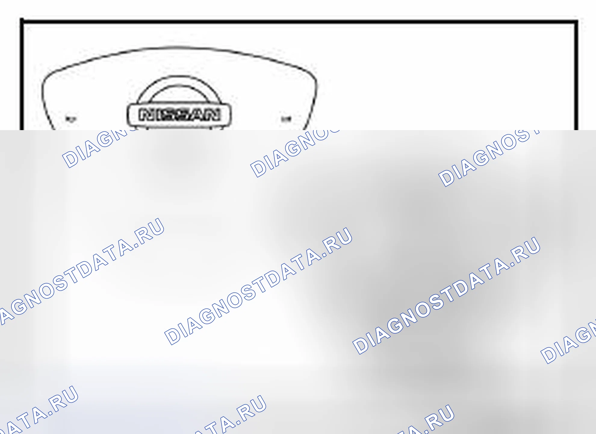Рис. 11: Модуль подушки безопасности водителя. Nissan Pathfinder IV рестайлинг