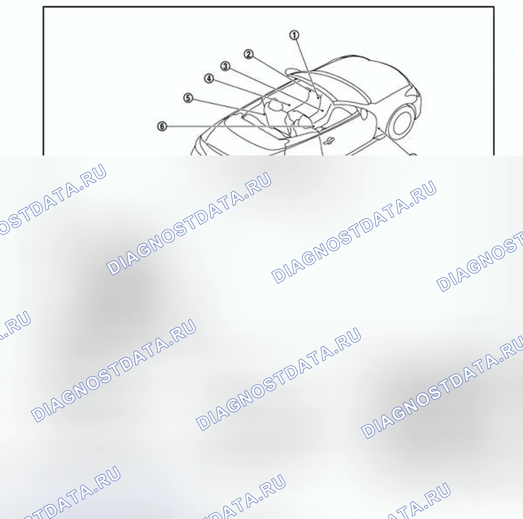 Рис. 100: Расположение компонентов. Infiniti G37 IV рестайлинг