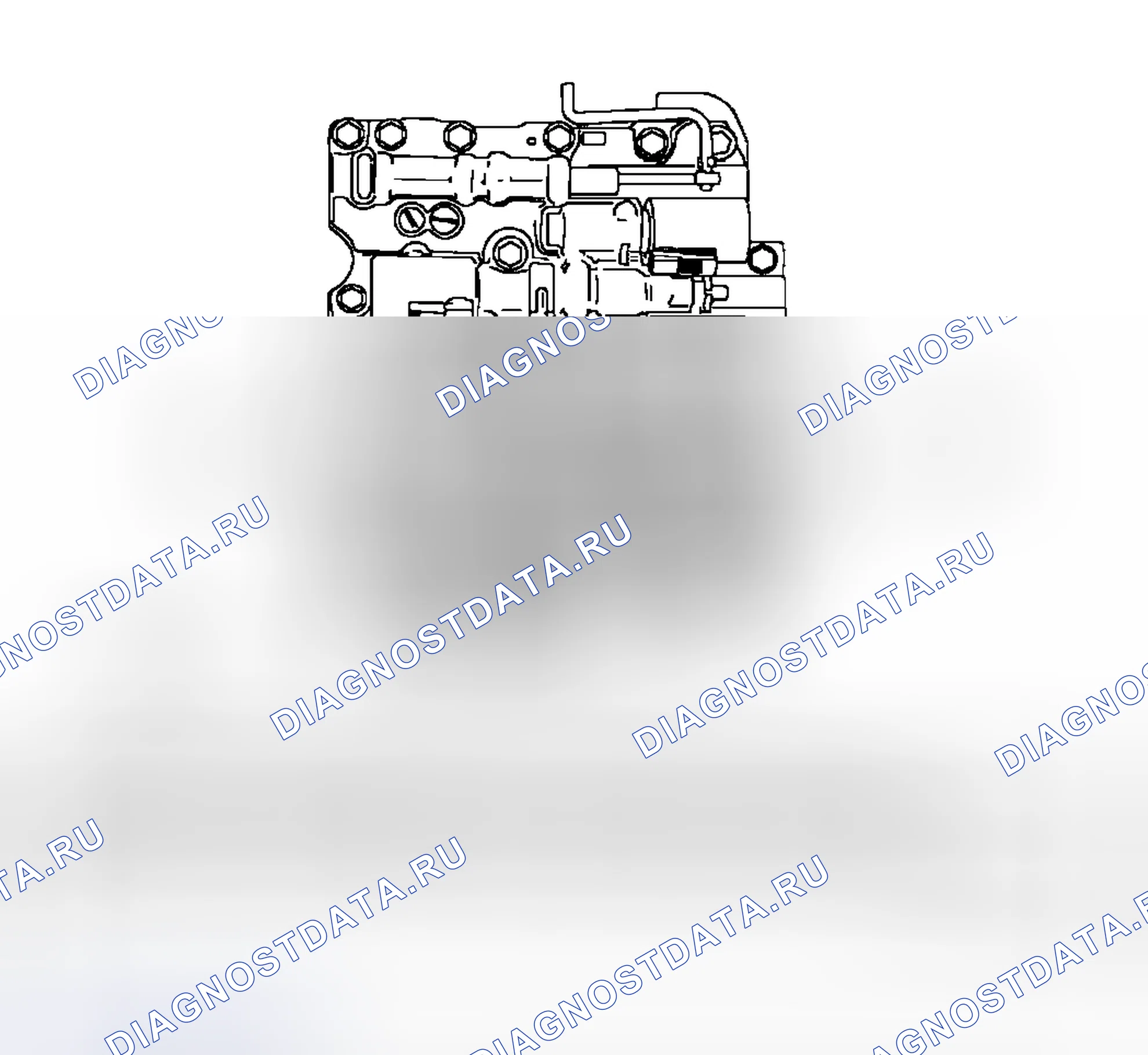 Рис. 121: Соленоиды 3-Way переключения передач (SSA, SSB). Ford Five Hundred I