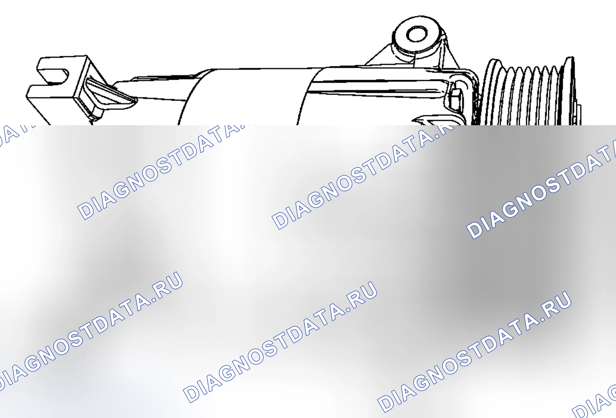 Рис. 2: Замена предохранительного клапана компрессора (LE5). Chevrolet Malibu VIII