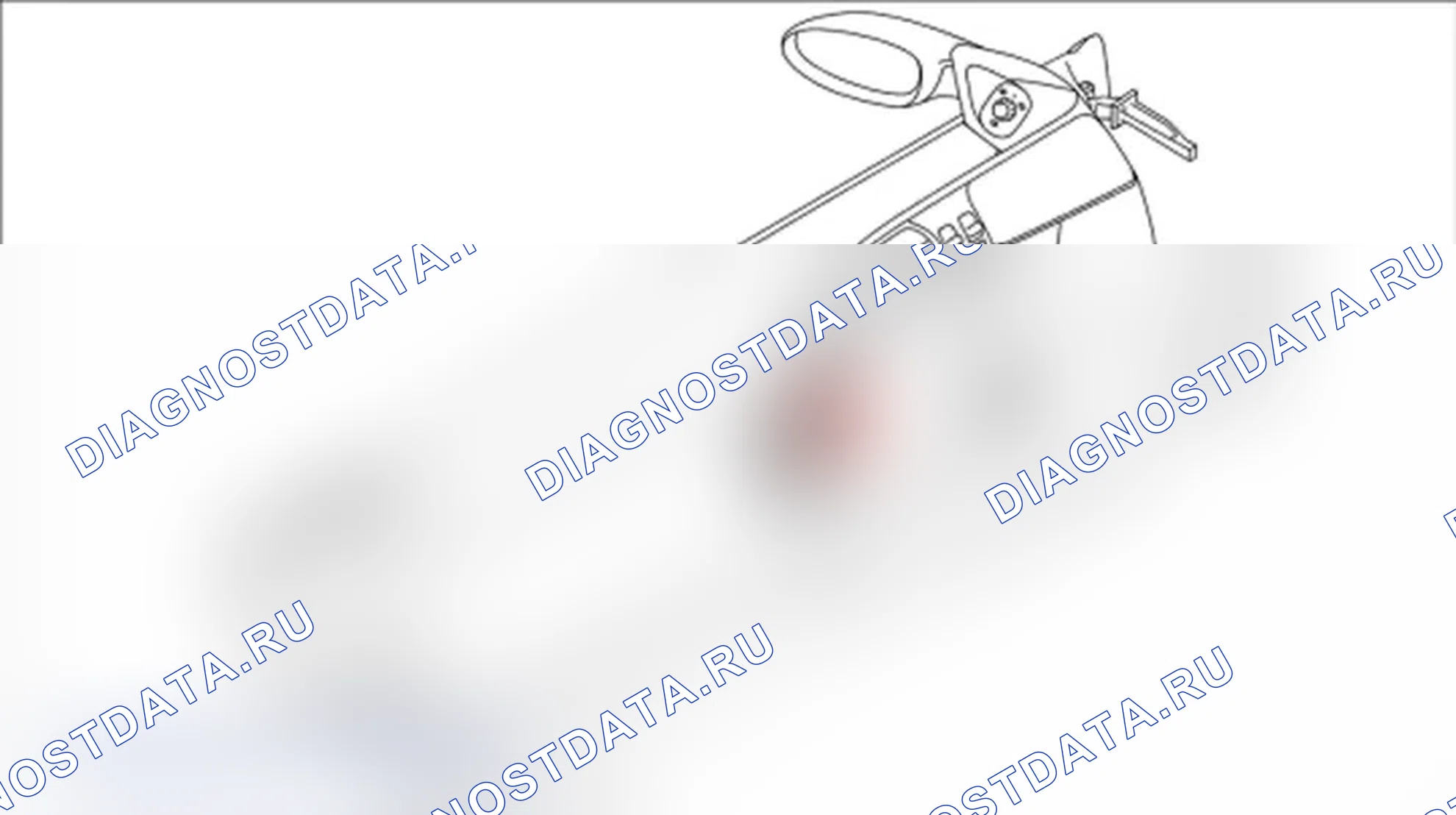 Рис. 138: Снятие дверной ручки. Porsche Boxster S 987