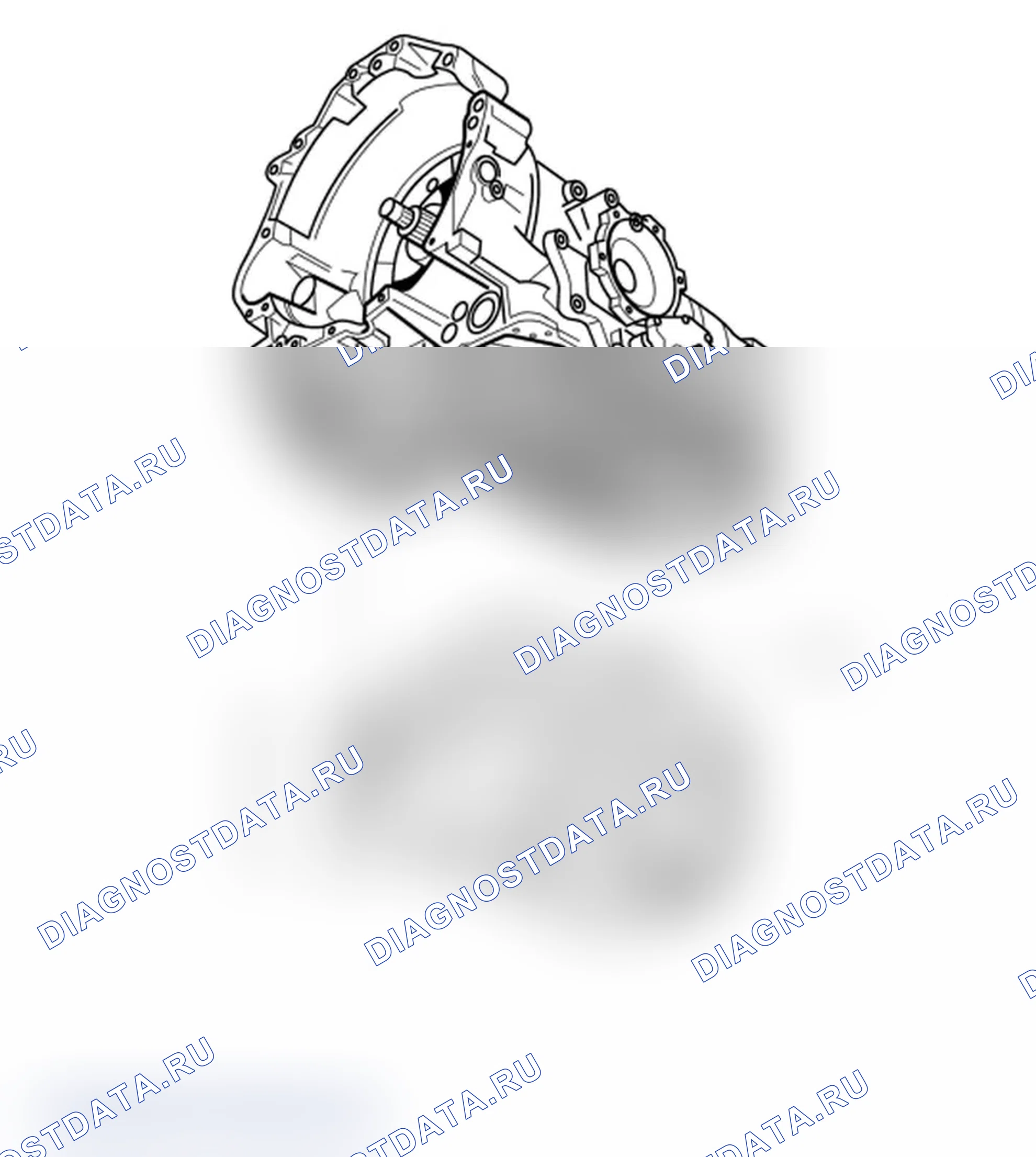 Рис. 3: Удаление поддона ATF. Porsche Boxster S 987 рестайлинг