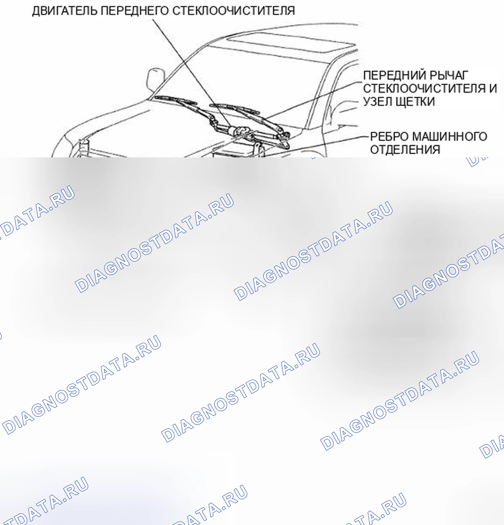 Рис. 6: РАСПОЛОЖЕНИЕ ДЕТАЛЕЙ. Toyota 4Runner IV рестайлинг