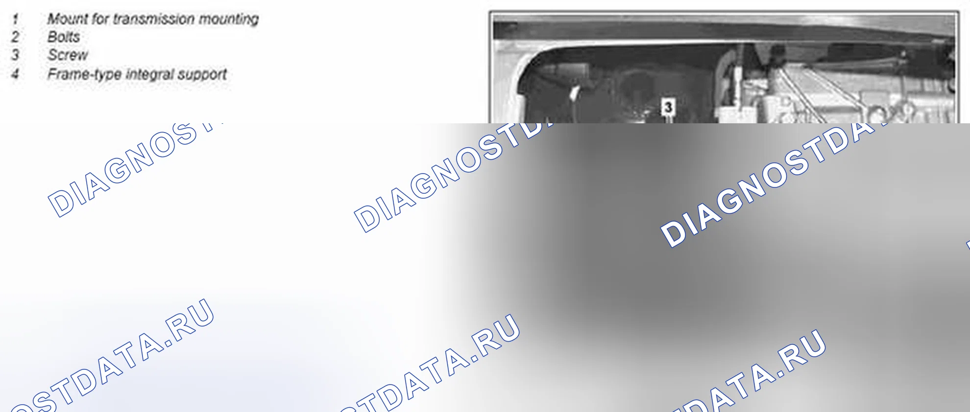Рис. 102: Снять / установить втулку крепления коробки передач - AR26.10-P-0030MCU. Kia Soul I