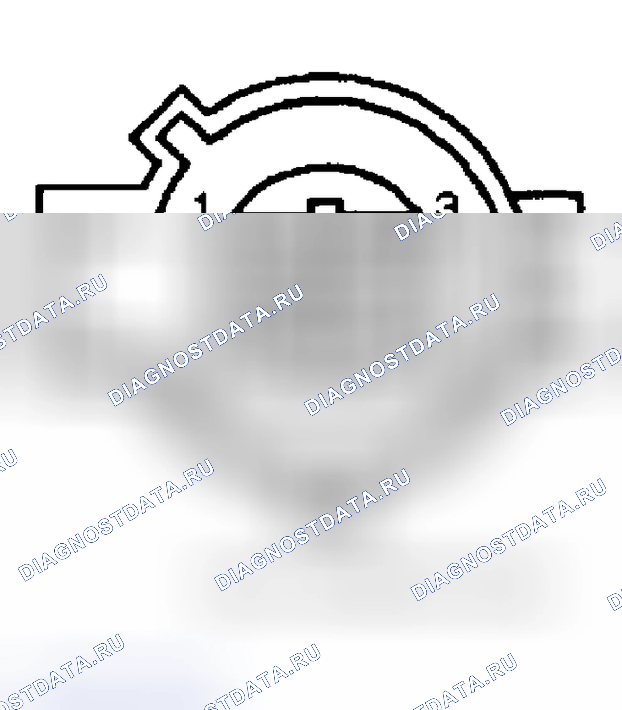 Рис. 6: Осмотр топливного насоса. Mazda Tribute I