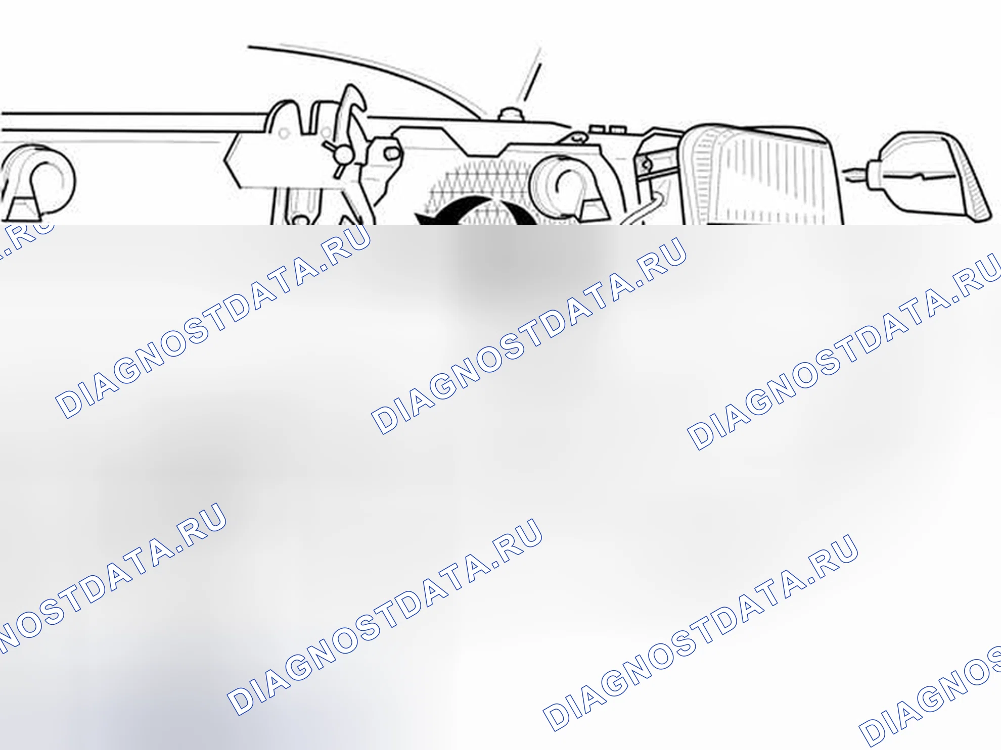 Рис. 39: Снятие переднего бампера. Volvo V40 I рестайлинг