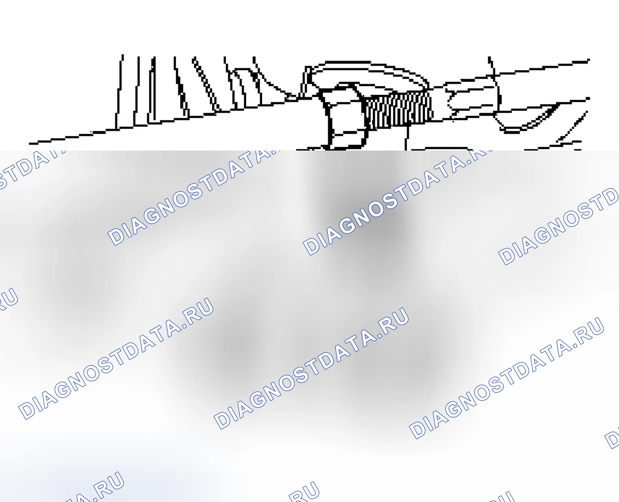 Рис. 12: Регулировка заднего носка. Ford Expedition II